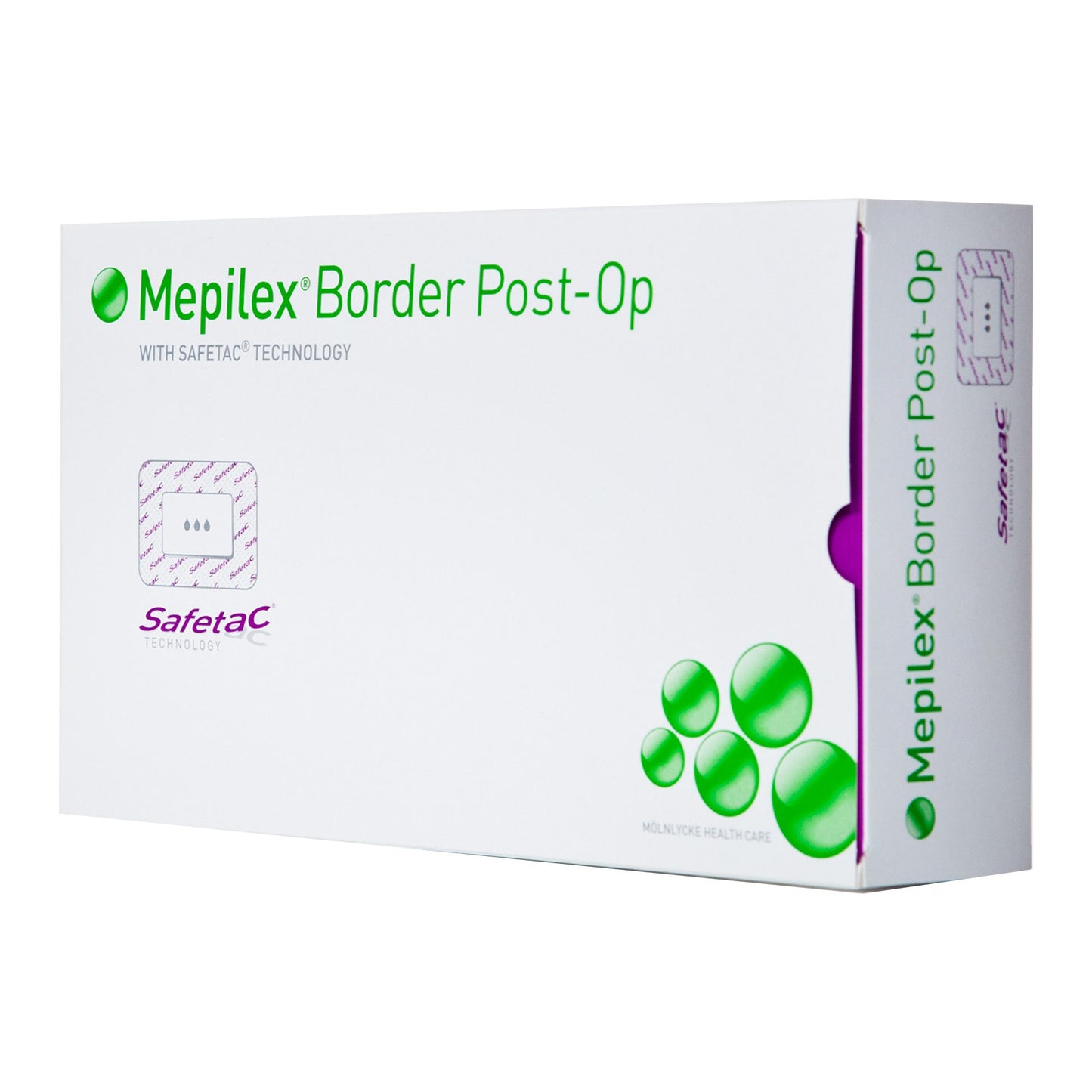 Mepilex® Border Post-Op Foam Dressing 4 X 10 Inch With Border Film Backing Silicone Adhesive Rectangle Sterile (1058163_CS)