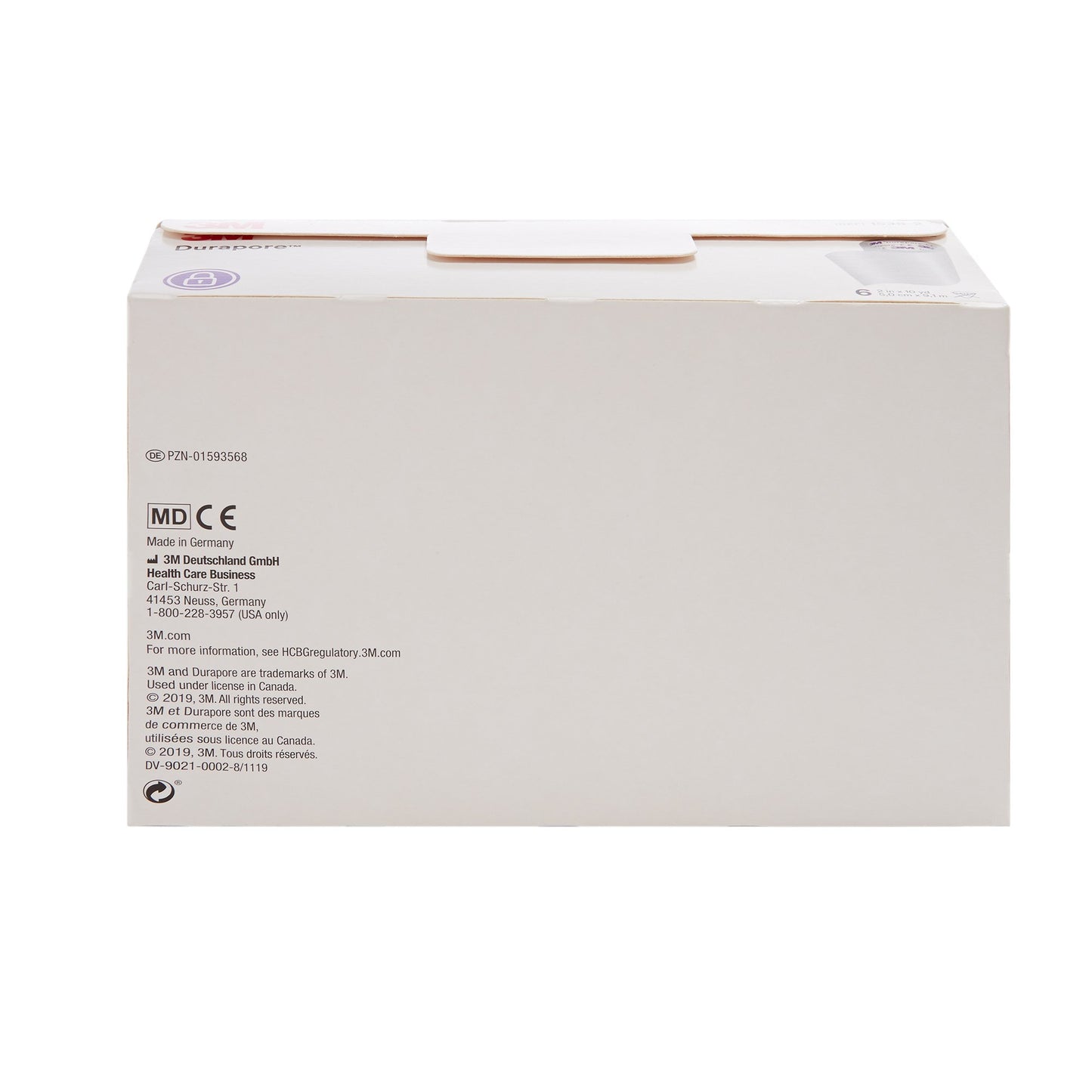 3M™ Durapore™ Medical Tape White 2 Inch X 10 Yard Silk-Like Cloth NonSterile (5776_BX)
