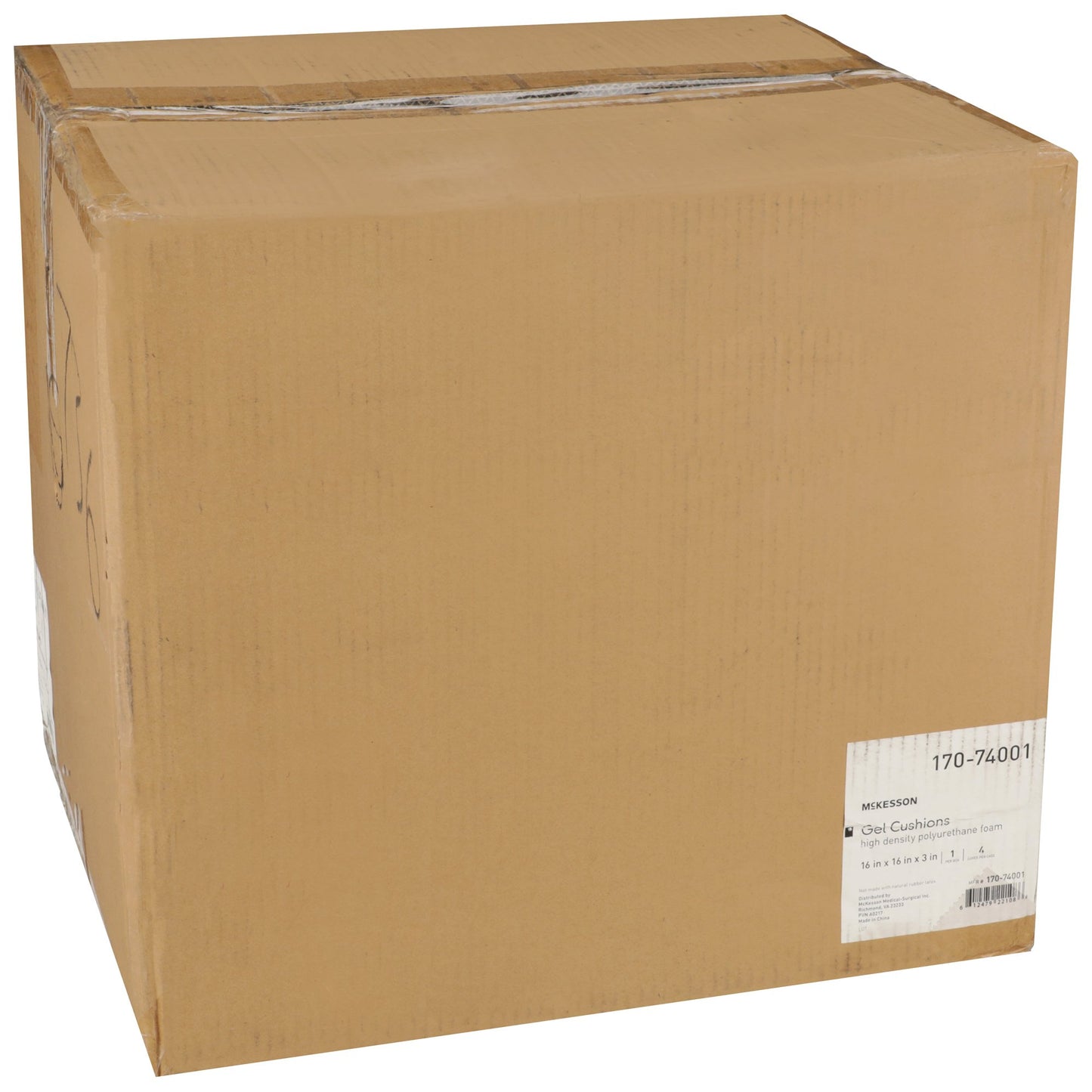 McKesson Seat Cushion 16 W X 16 L X 3 D Inch Foam / Gel (1065560_CS)