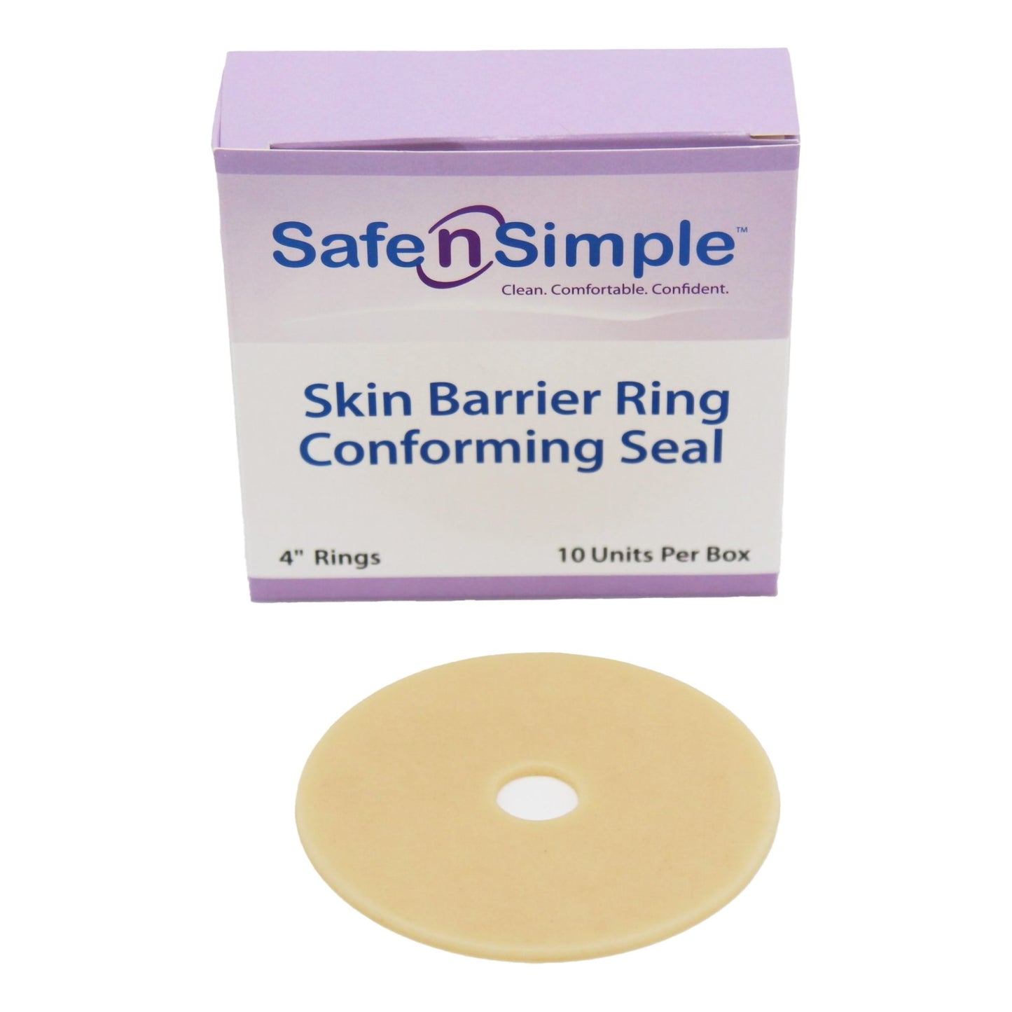 Safe n Simple™ Adhesive Seal 4 Inch Conforming (980456_BX)