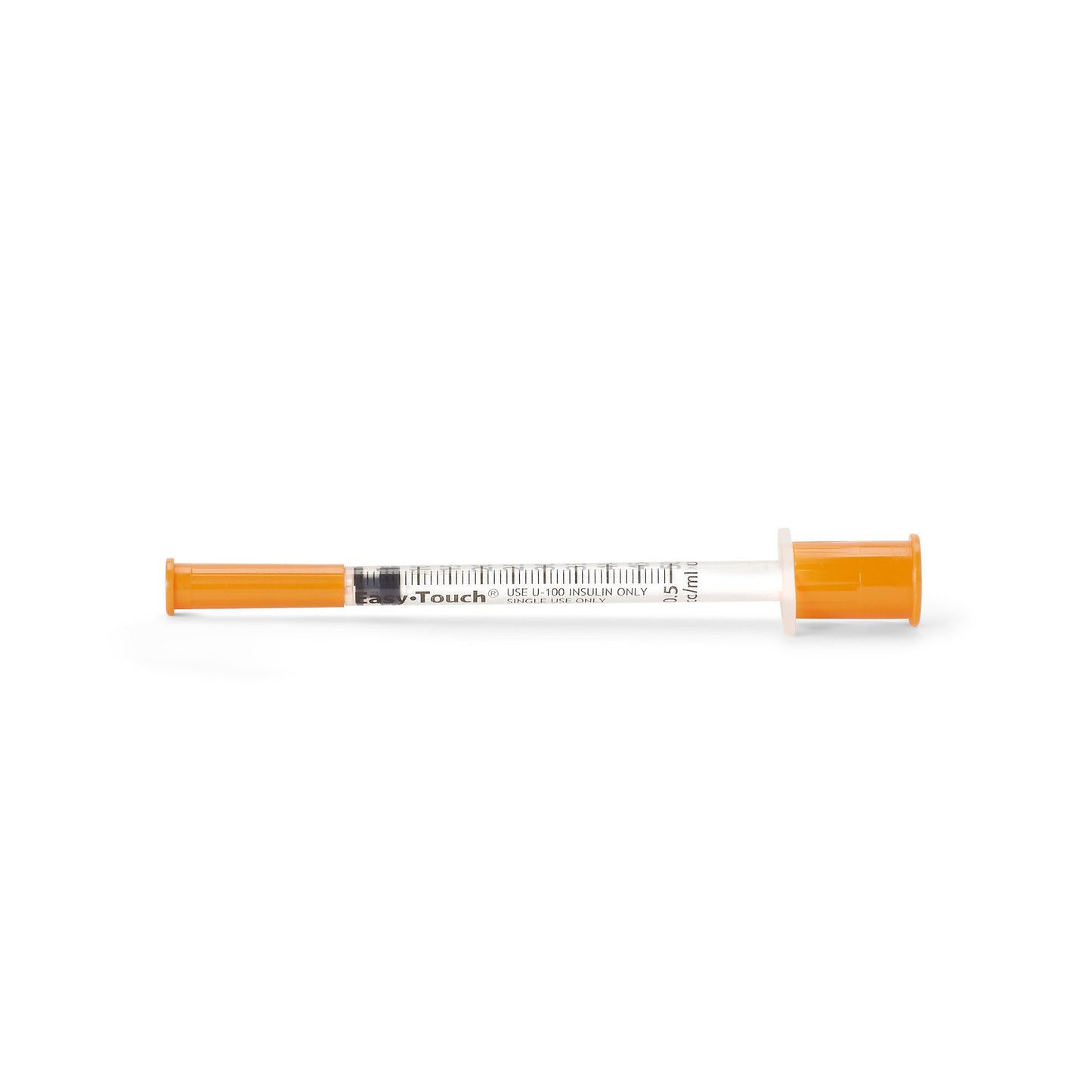 EasyTouch™ Standard Insulin Syringe with Needle 0.5 mL 5/16 Inch 31 Gauge NonSafety Thin Wall (1156902_BX)