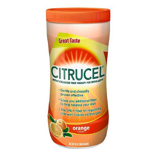 Citrucel® Fiber Supplement Orange Flavor Powder 30 oz. 2 Gram Strength Methyl Cellulose (861266_EA)