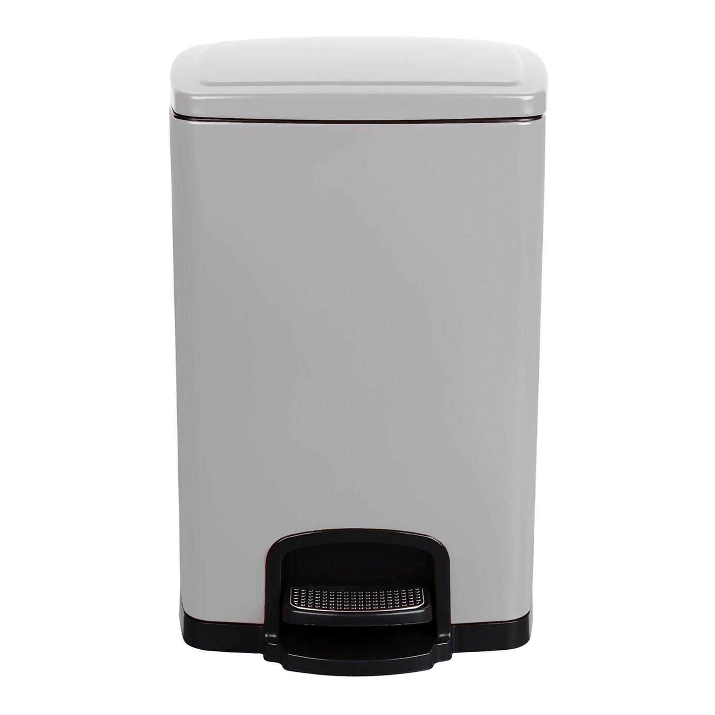 McKesson Trash Can 20 Quart / 5 gal. White Metal Square (1223684_CS)