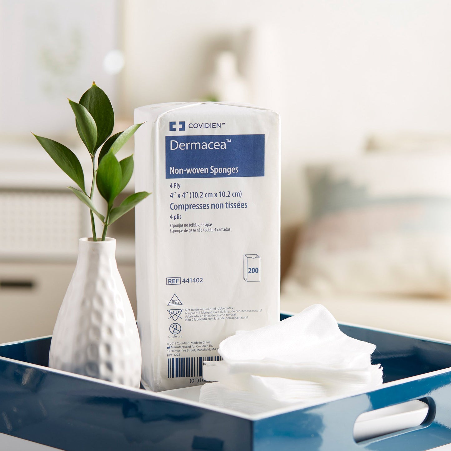 Dermacea™ Nonwoven Sponge 4 X 4 Inch 4-Ply NonSterile 200 per Pack (516461_CS)