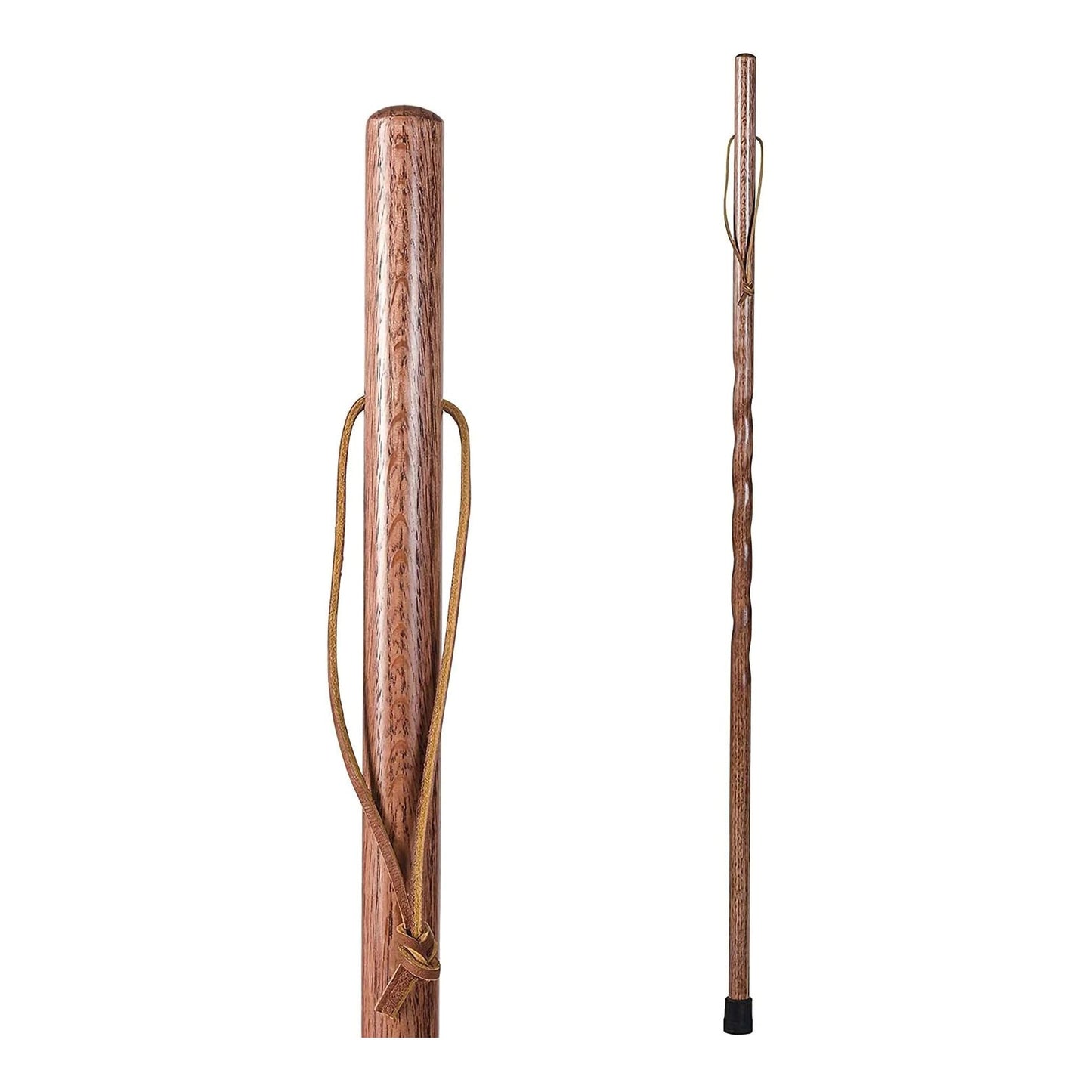 Brazos™ Twisted Backpacker Walking Stick Wood 55 Inch Height Red Oak (1229032_EA)