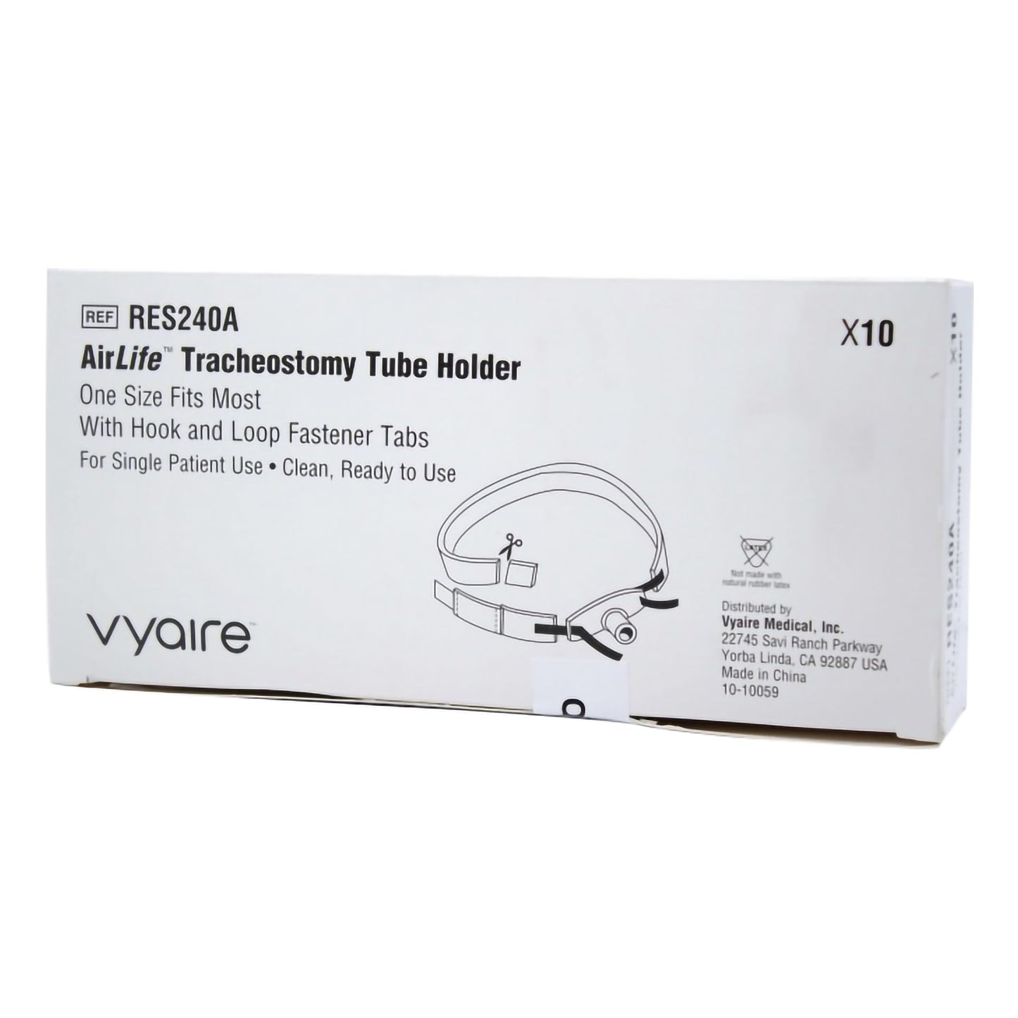 AirLife® Tracheostomy Tube Holder 1 X 14 Inch Pediatric (724208_EA)
