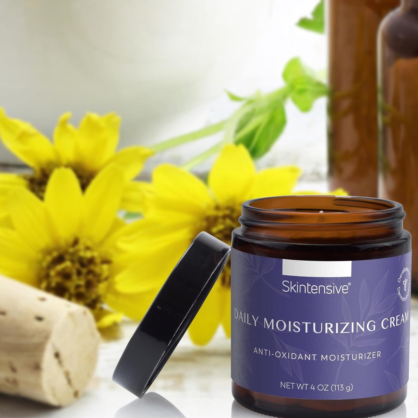 Skintensive® Daily Moisturizing Hand and Body Moisturizer 4 oz. Jar Unscented Cream (1259193_EA)