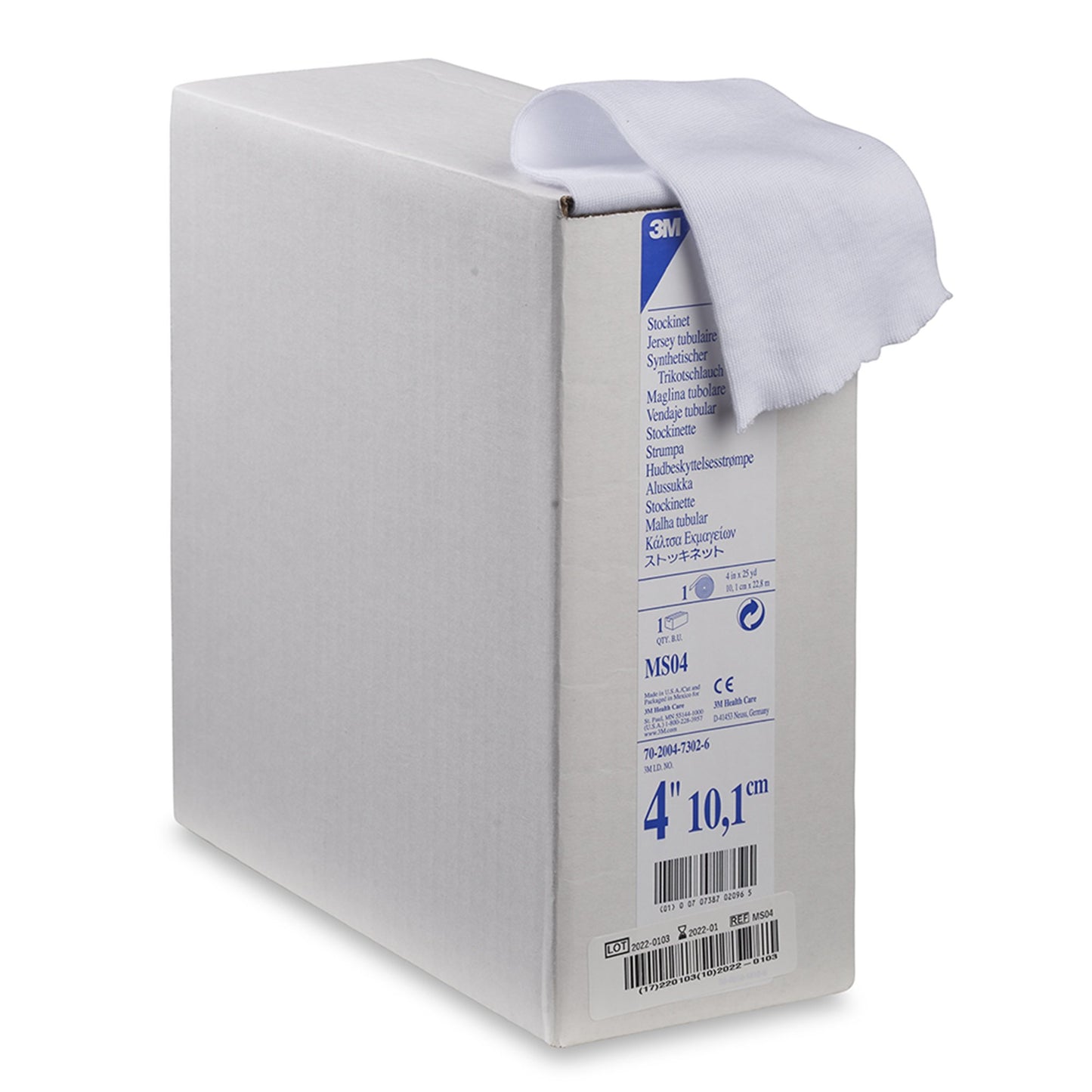 3M™ Synthetic Stockinette Tubular / Undercast 4 Inch X 25 Yard Polyester NonSterile (131516_CS)