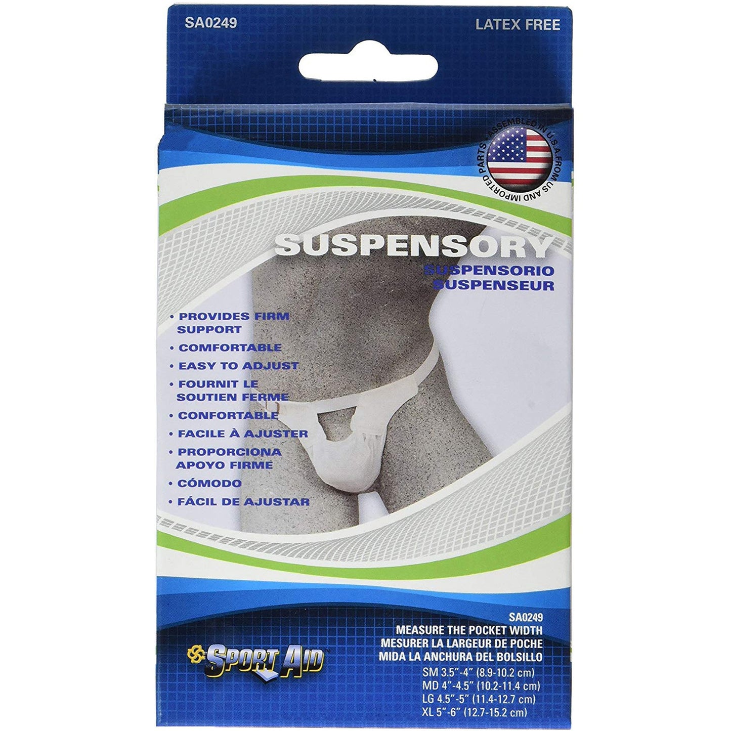 Sport-Aid™ Suspensory Large White (697328_EA)