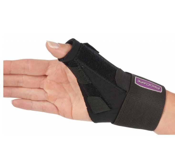 ProCare® Thumb Splint One Size Fits Most Right Hand Black (713978_EA)