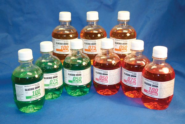 Glucose Drink Glucose Tolerance Beverage Fruit Punch 100 Gram 10 oz. per Bottle (736723_EA)