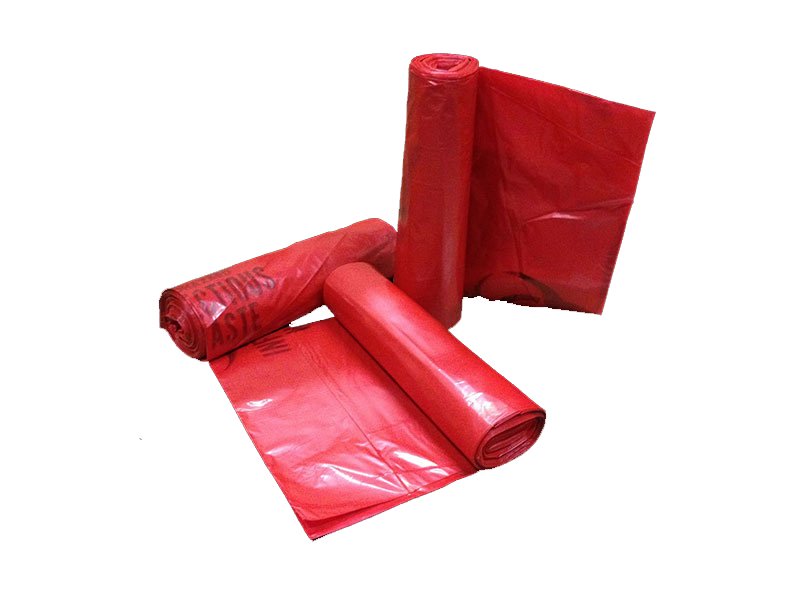 Colonial Bag Biohazard Waste Bag Biohazard Symbol / Infectious Waste 30 gal. Red 30 X 36 Inch (854539_CS)