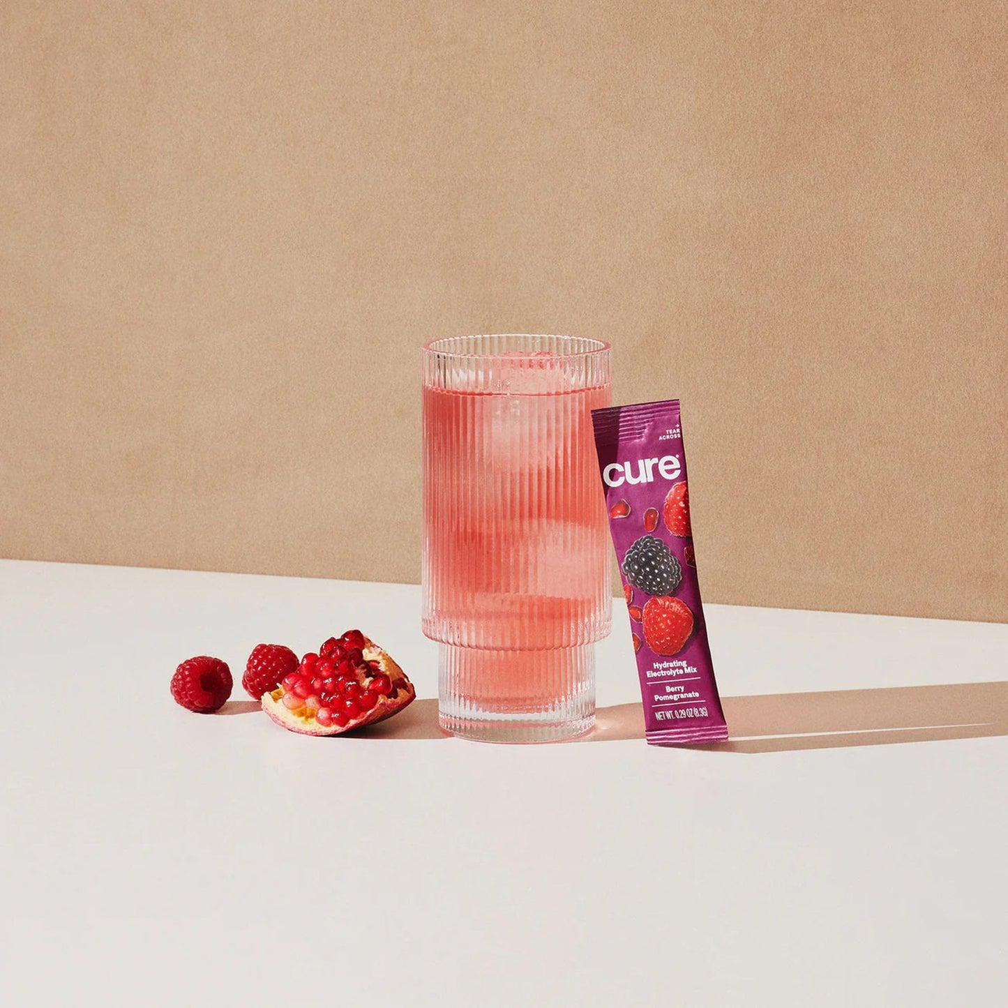 Cure Oral Electrolyte Solution Berry Pomegranate / Watermelon / Lemonade / Strawberry Kiwi Electrolyte (1270286_CS)
