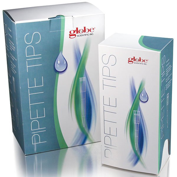 Globe Scientific Filter Pipette Tip 0.1 to 10 µL Graduated Sterile (1114632_BX)