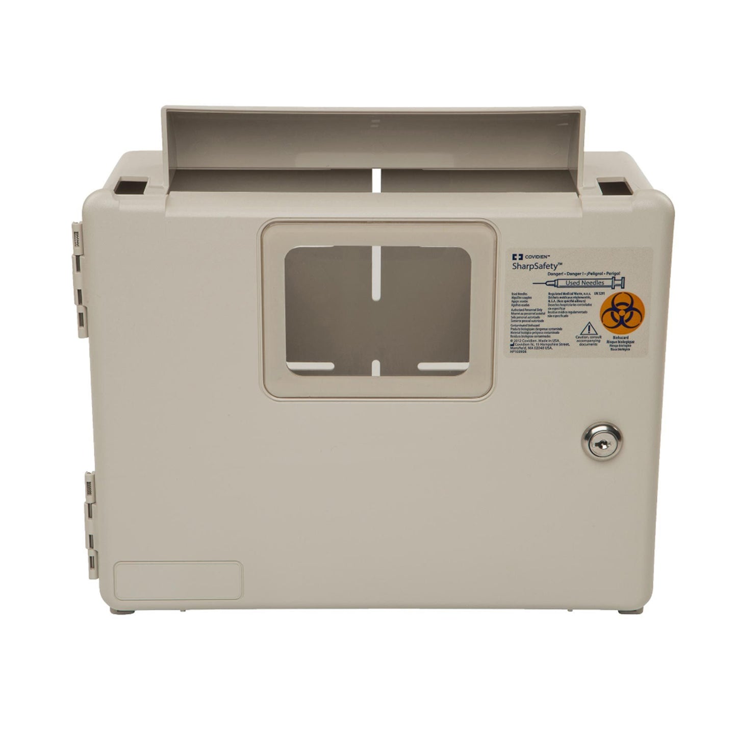 In-Room™ Sharps Container Cabinet / Wall Enclosure Plastic Wall Mount Locking (252383_CS)