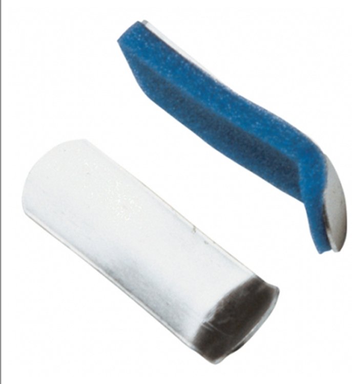 ProCare® Finger Splint Large Without Fastening Left or Right Hand Blue / Silver (410073_PK)