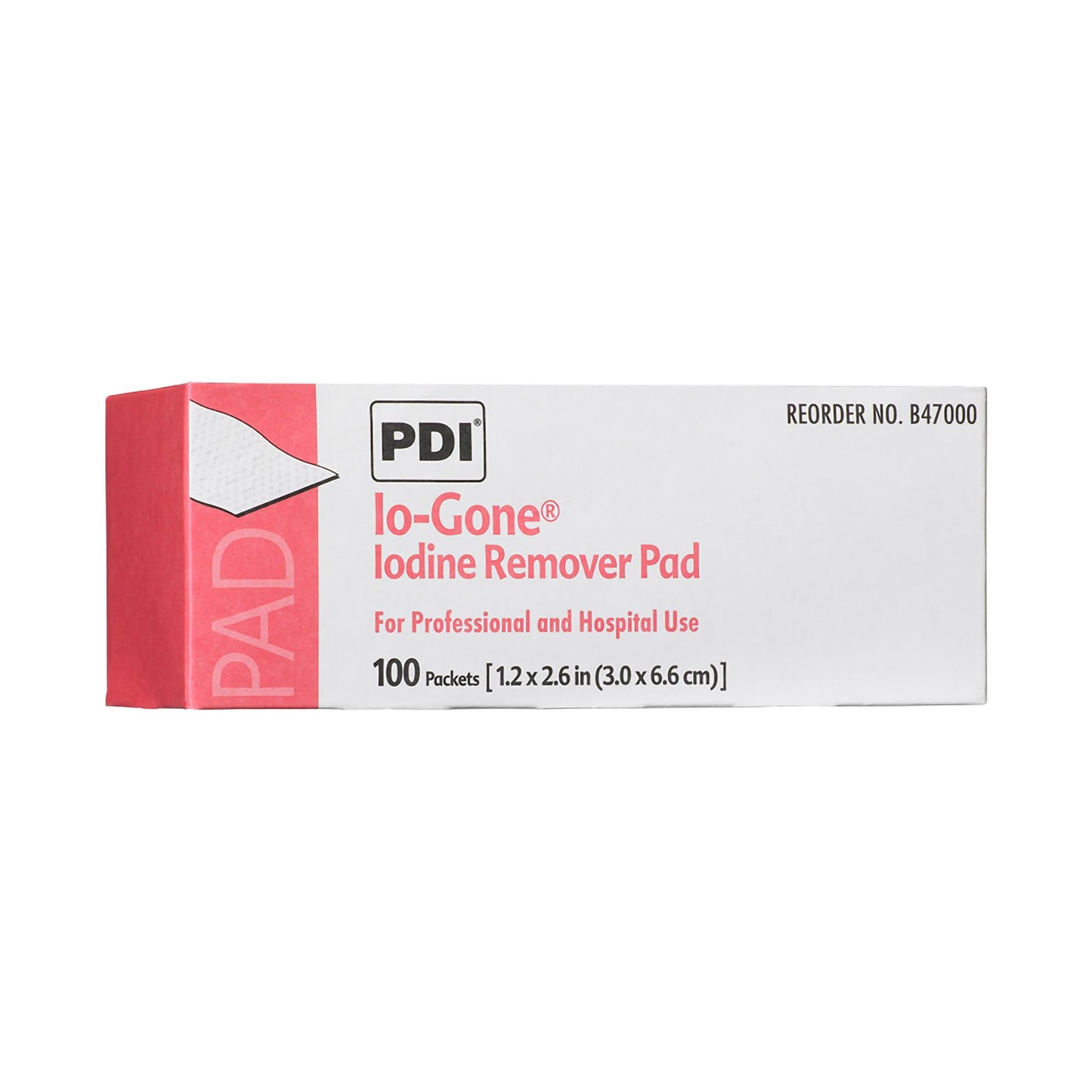 Io-Gone® Iodine Removal Prep Pad Individual Packet Alcohol Scent 100 Count (133060_EA)