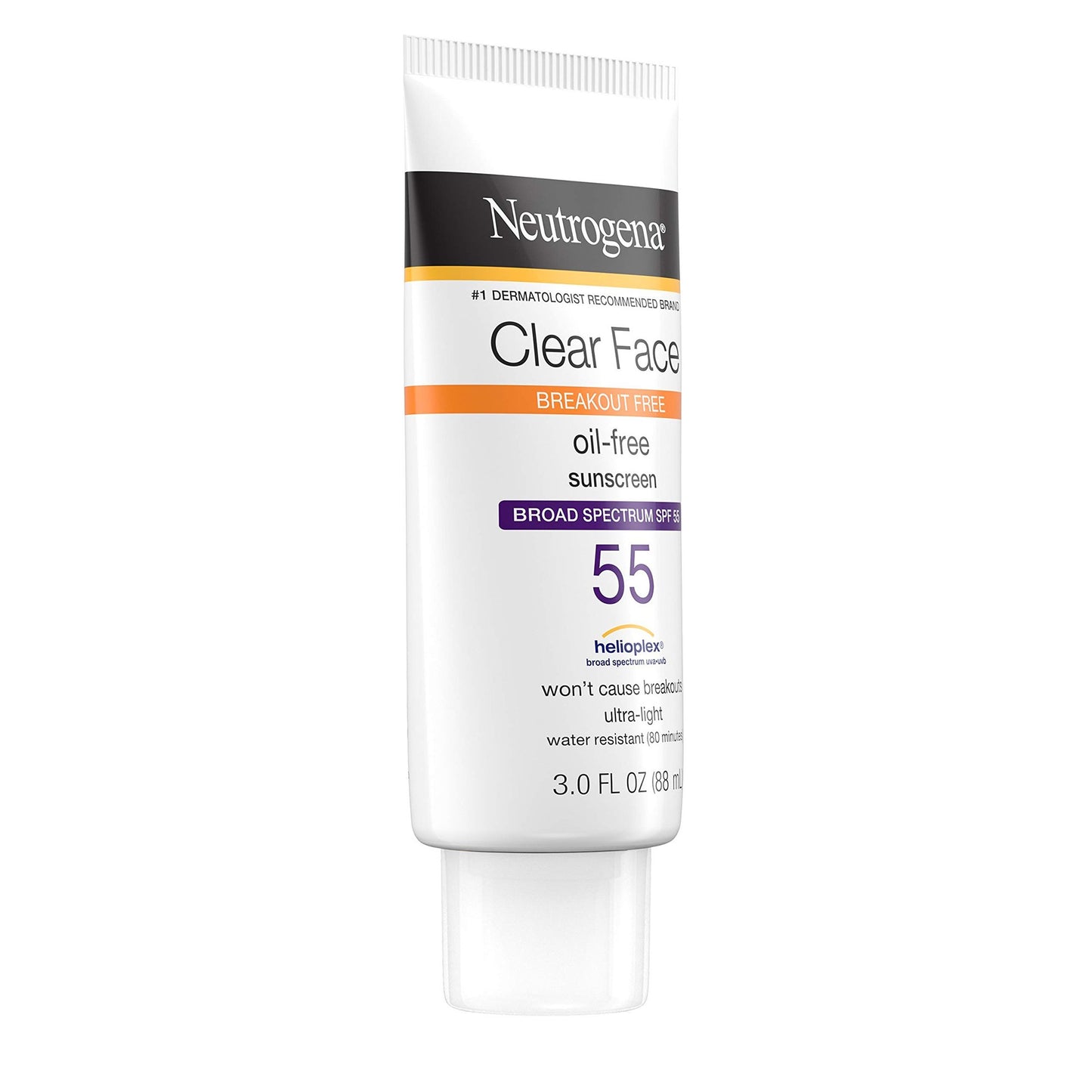 Neutrogena® Clear Face Sunscreen SPF 50 Lotion 3 oz. Tube (1193256_EA)