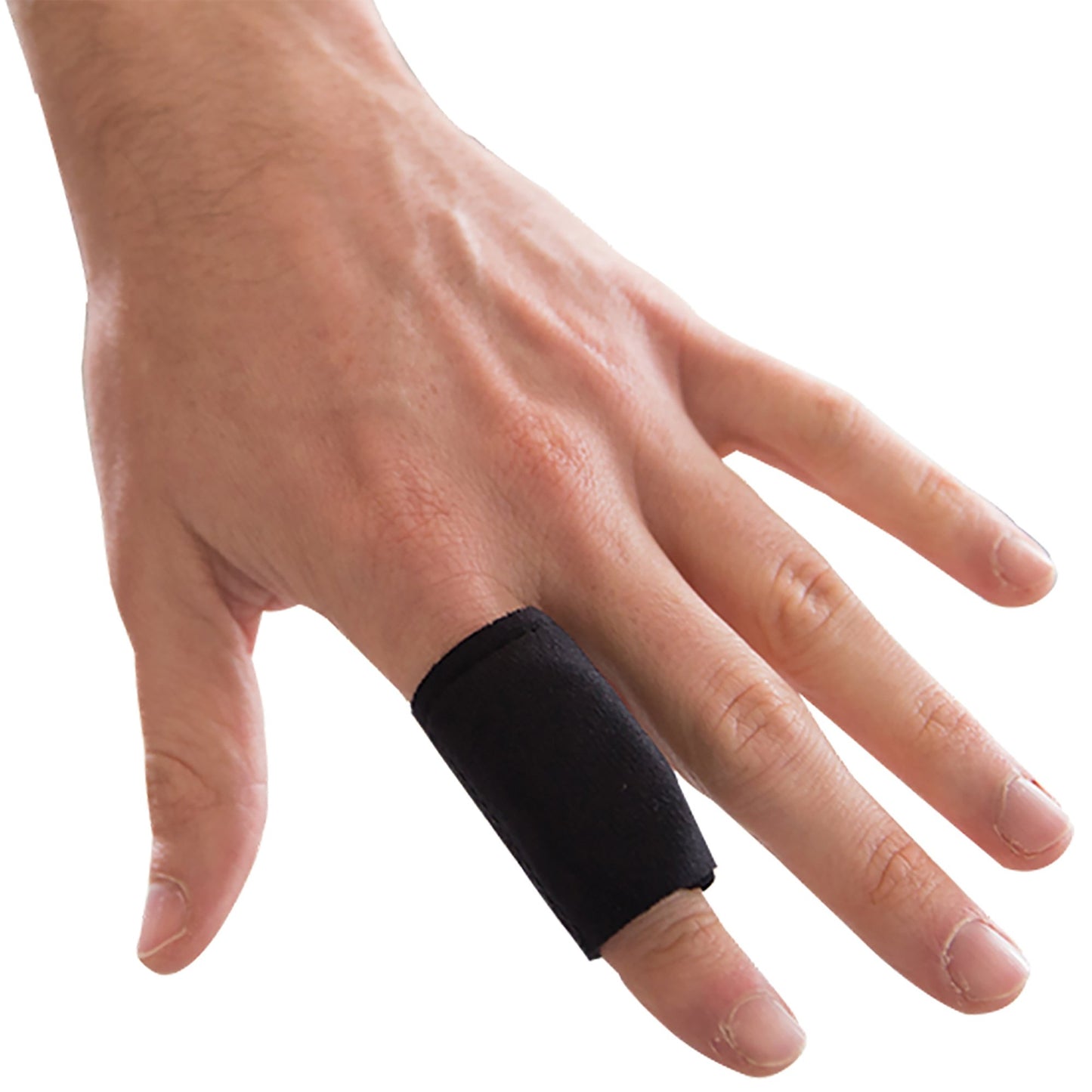 Polar Ice® Finger Sleeve with Cooling Pad Adult One Size Fits Most Pull-On Finger Black (1228915_BX)