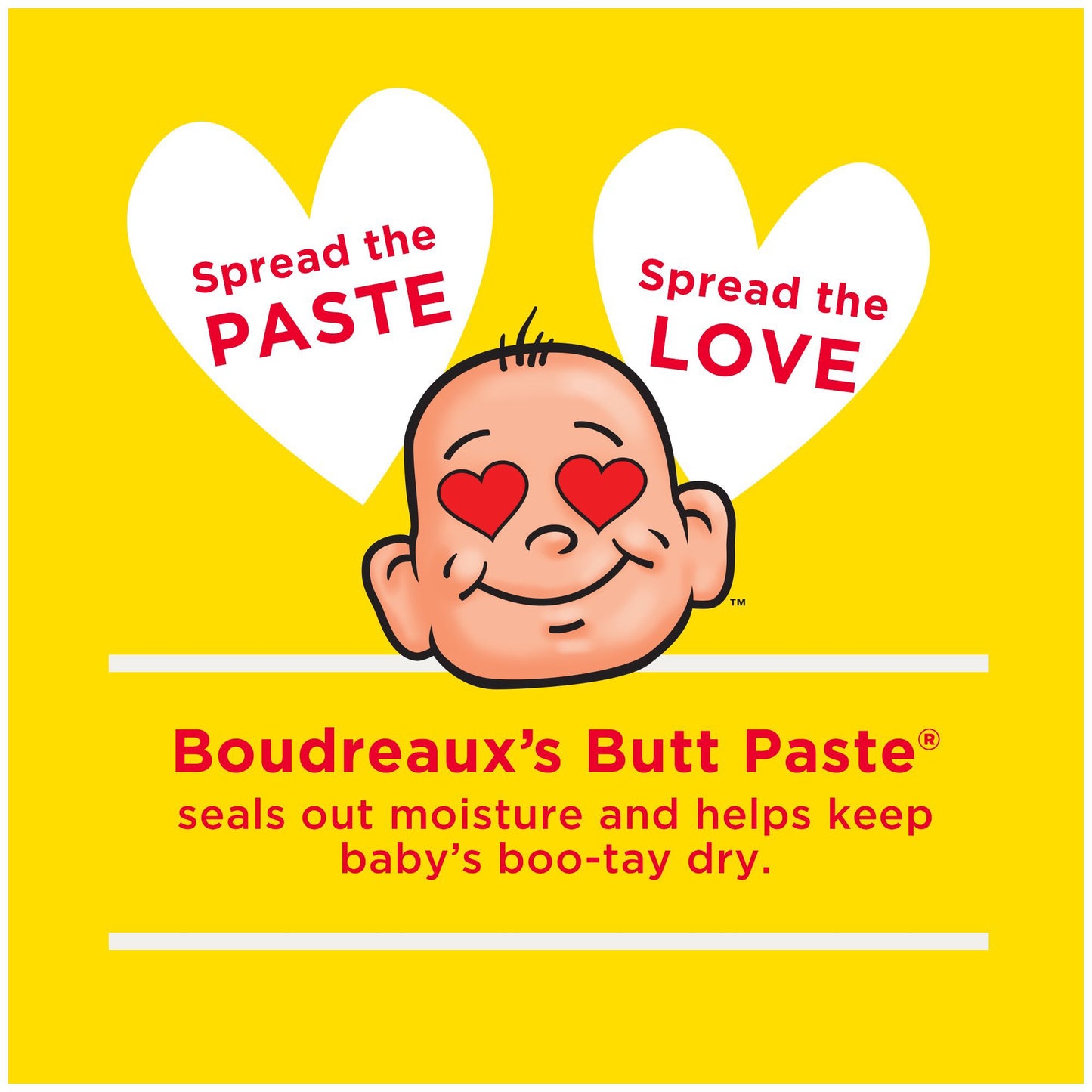 Boudreaux's Butt Paste® Diaper Rash Treatment 4 oz. Tube Scented Cream (637430_EA)