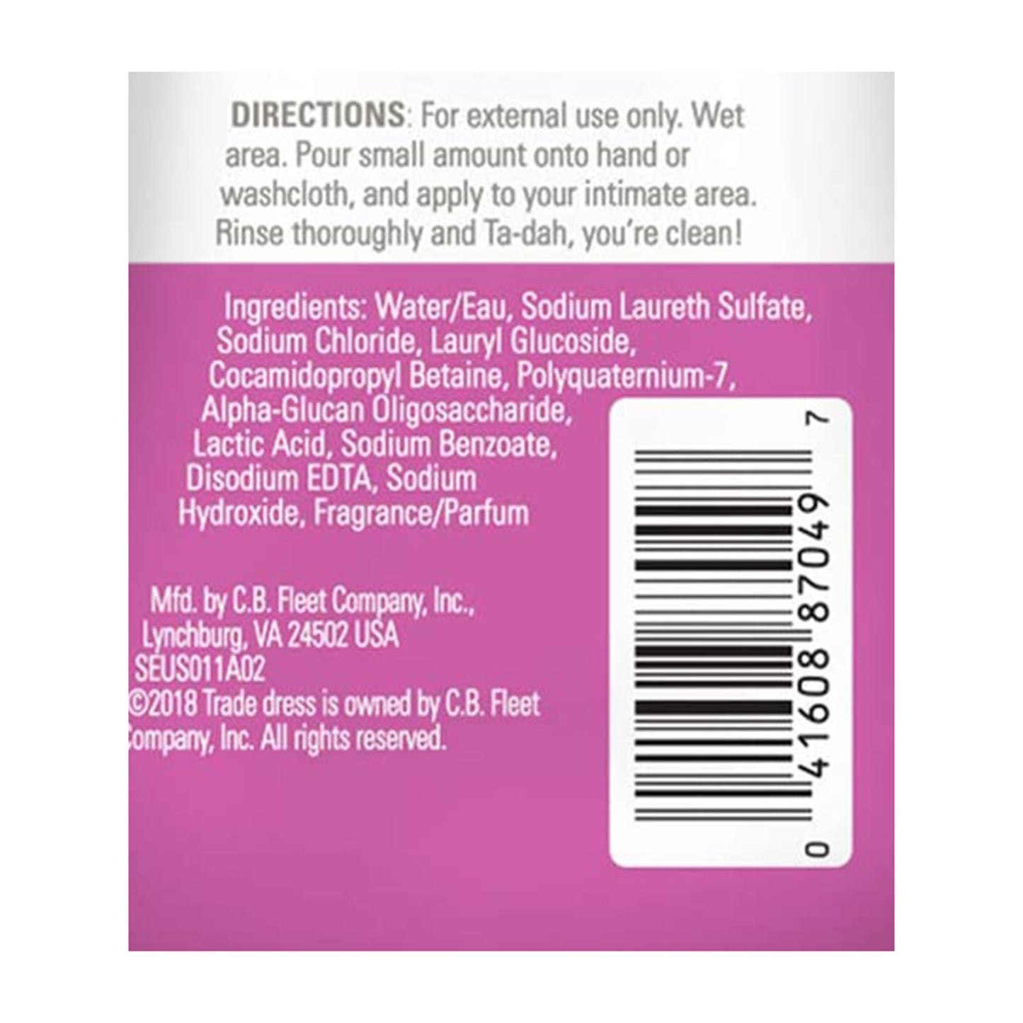 Summer's Eve Feminine Wash Liquid 9 oz. Bottle Scented (835489_EA)