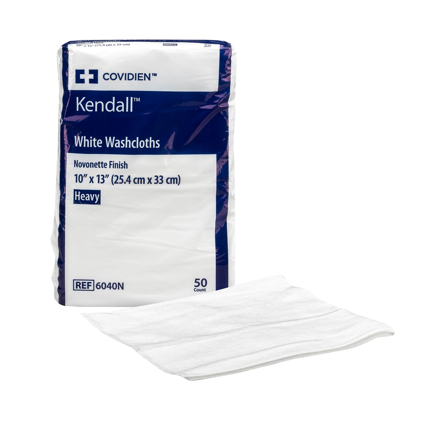 Kendall™ Washcloth 10 X 13 Inch White Disposable (173338_PK)
