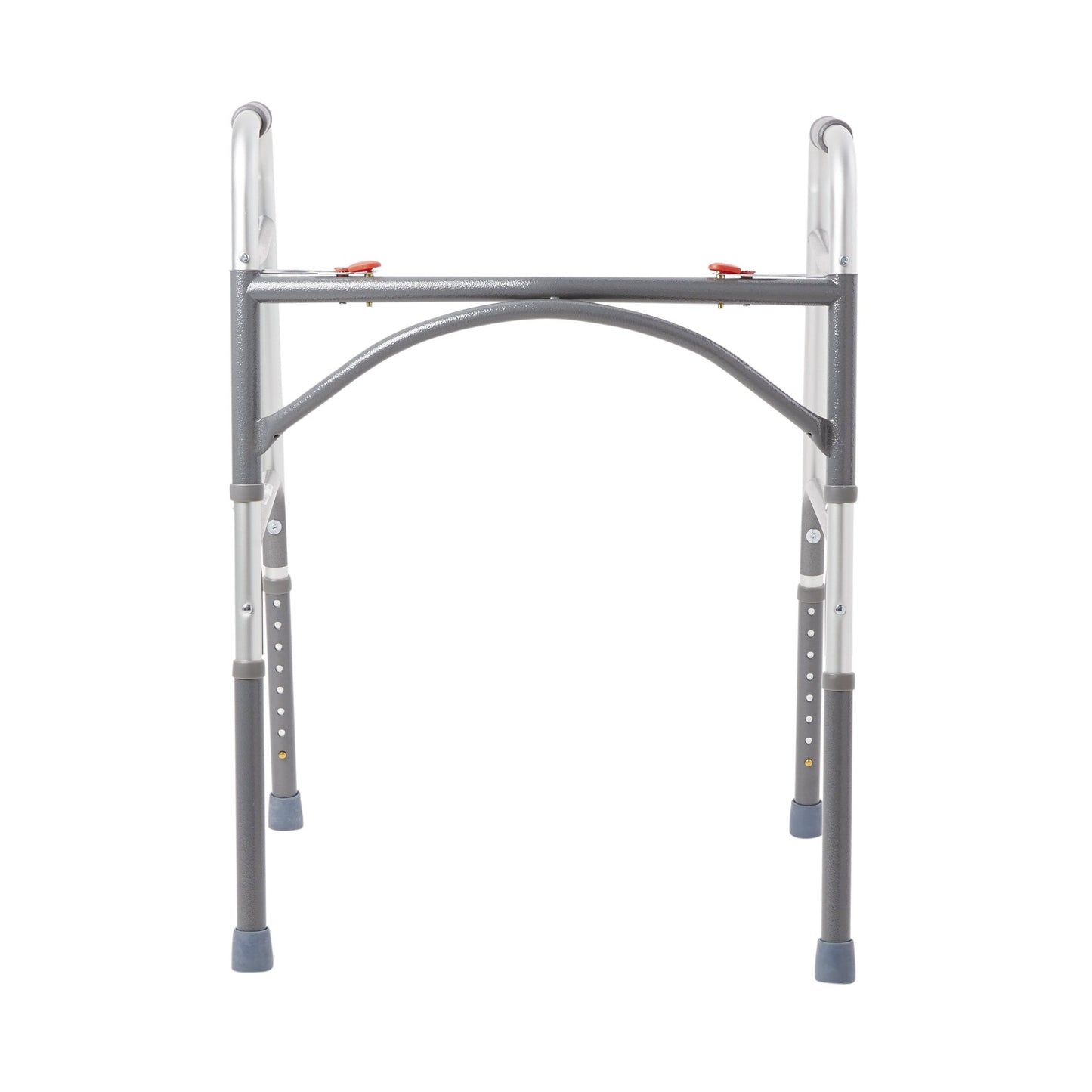 McKesson Bariatric Dual Release Folding Walker Adjustable Height Steel Frame 500 lbs. Weight Capacity 32-1/2 to 39 Inch Height (1065262_CS)