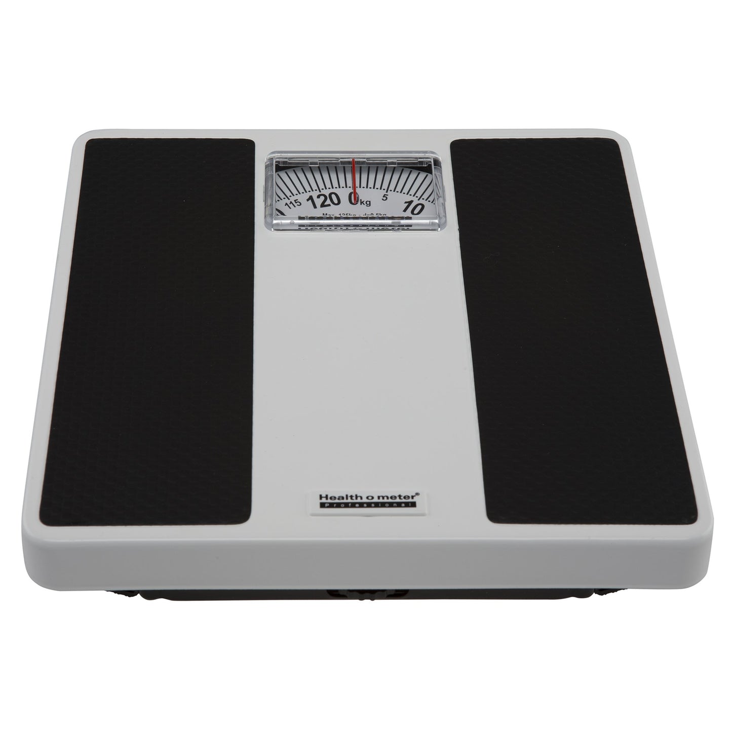 Health O Meter® Floor Scale Dial Display 270 lbs. Capacity Black / White Analog (806383_EA)