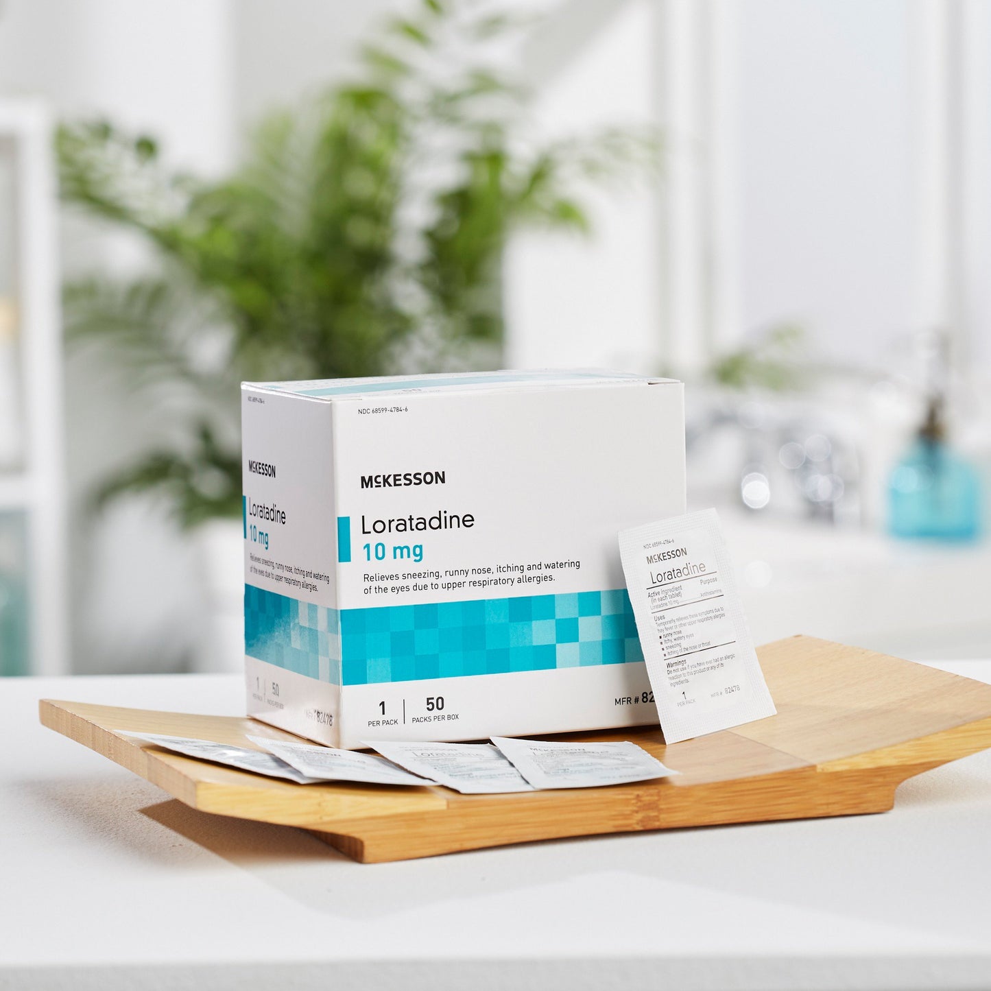 McKesson Allergy Relief 10 mg Strength Tablet 1 per Packet (1111728_CS)