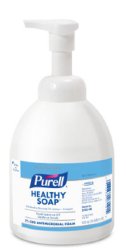 Purell® Antimicrobial Soap Foaming 18 oz. Pump Bottle Unscented (1107156_CS)