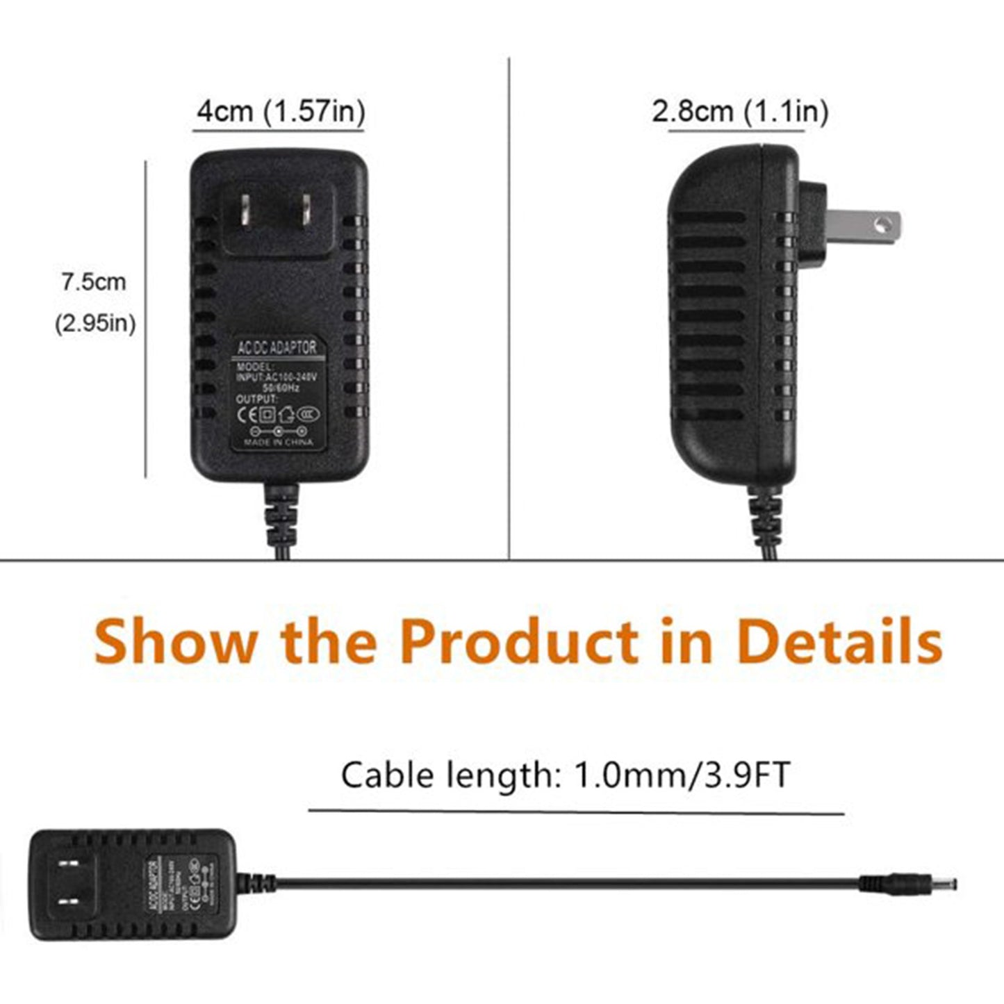 Kangaroo™ Joey Feeding Pump Power Cord Kangaroo™ Joey (662741_EA)