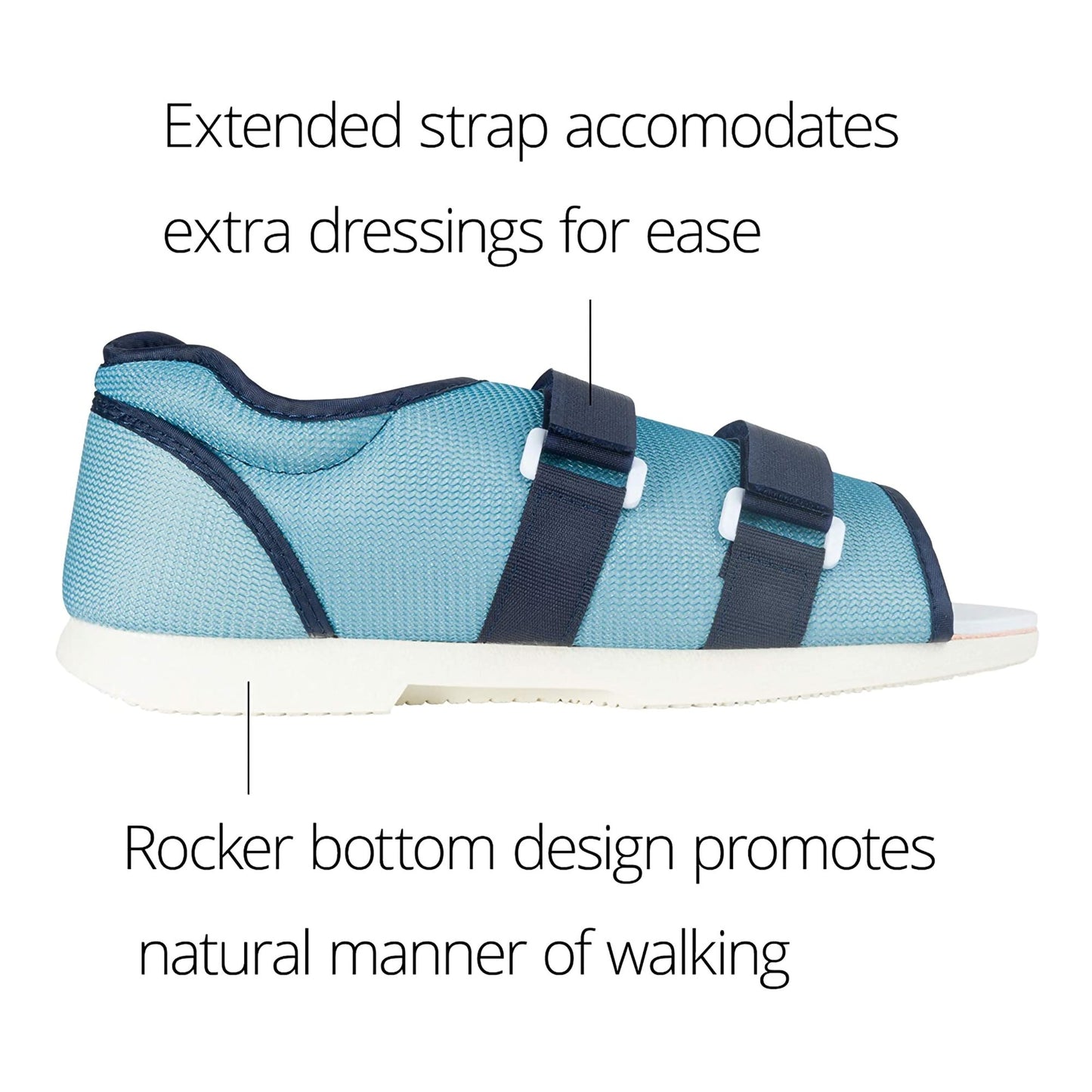 Össur® Mesh Top Post-Op Shoe Medium Female Blue (453138_EA)