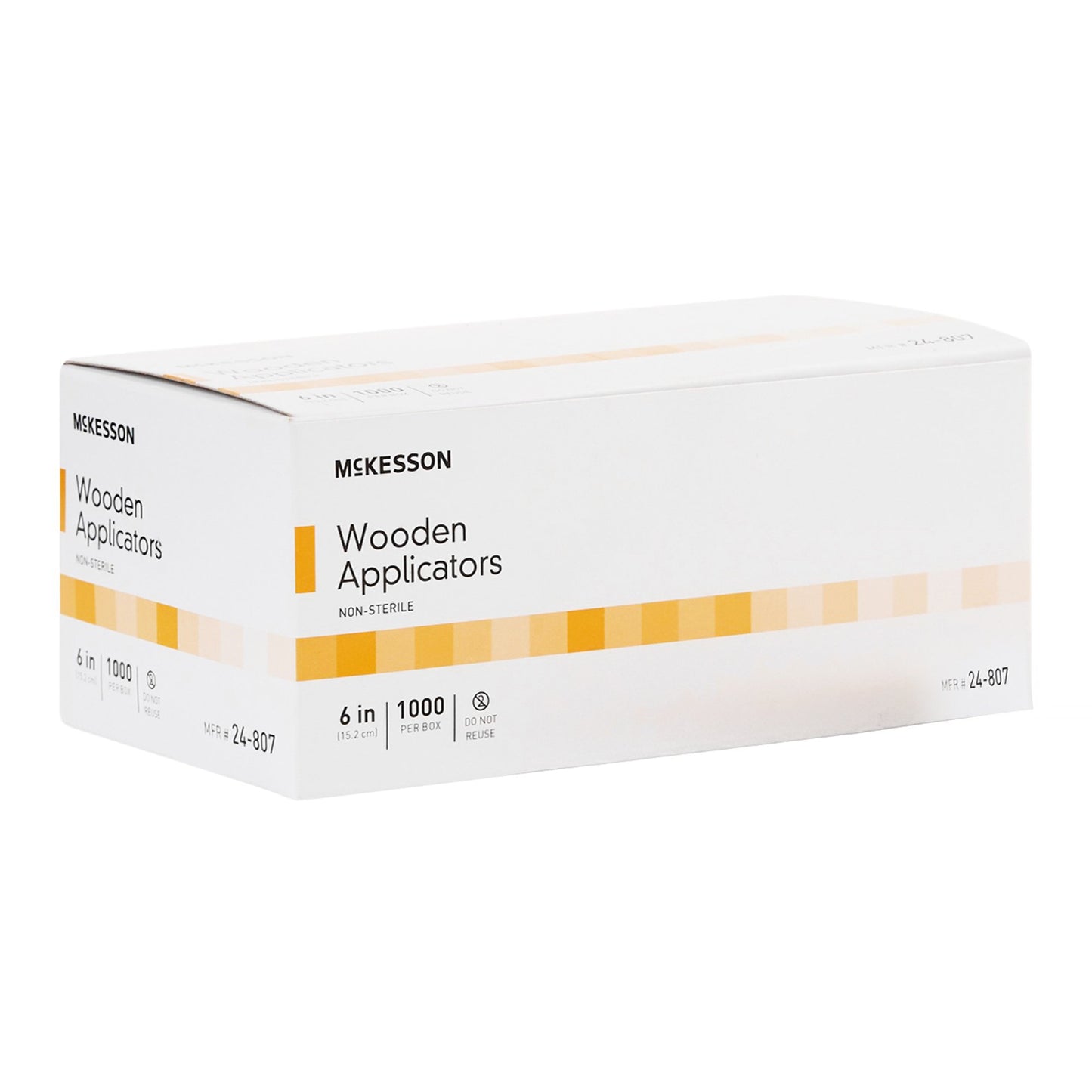 McKesson Applicator Stick Without Tip Wood Shaft 6 Inch NonSterile 1000 per Pack (40100_CS)