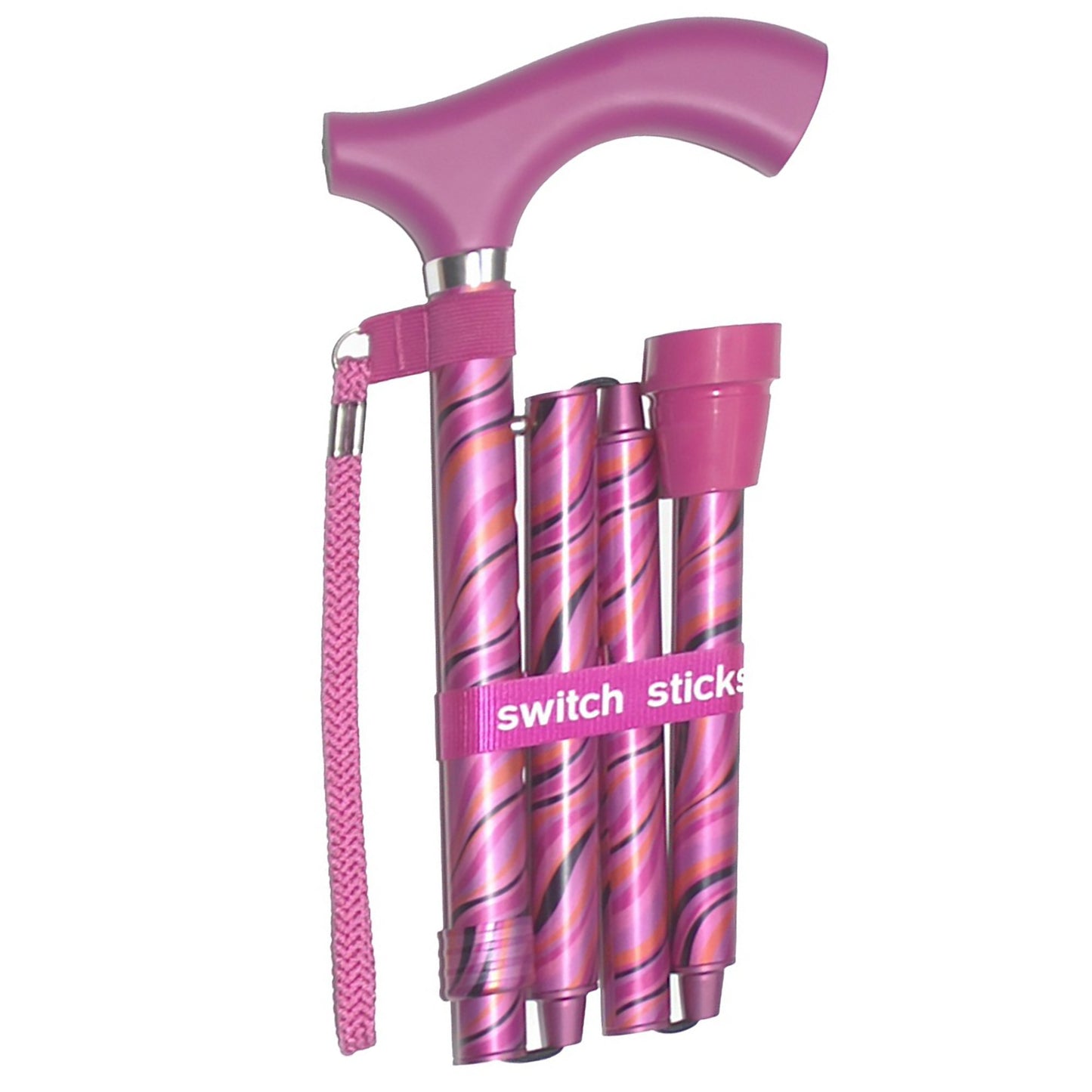 Switch Sticks® Folding Cane Aluminum 32 to 37 Inch Height Tango Print (1050002_EA)