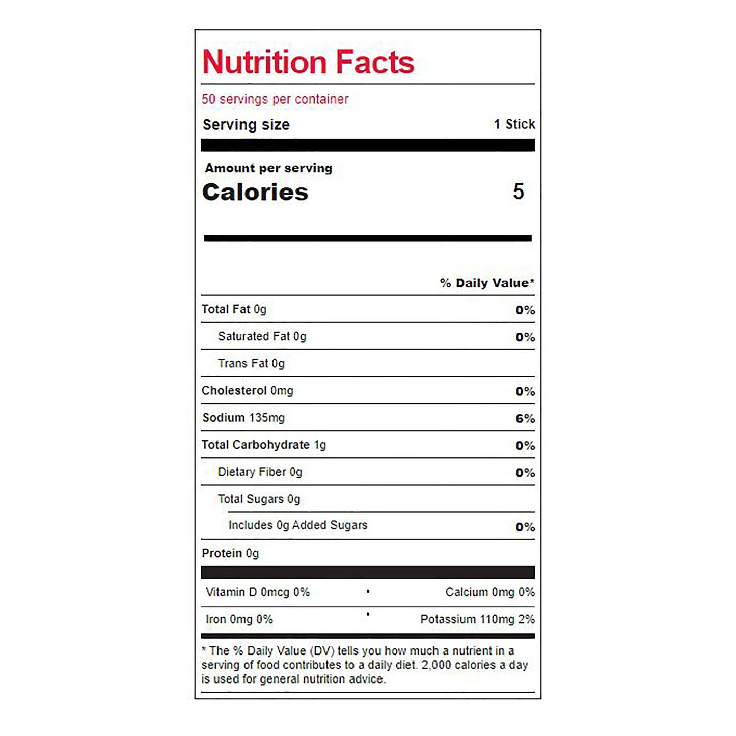 Sqwincher® Quik Stik® Zero Oral Electrolyte Solution Fruit Punch Flavor 0.11 oz. Electrolyte (1057735_CS)
