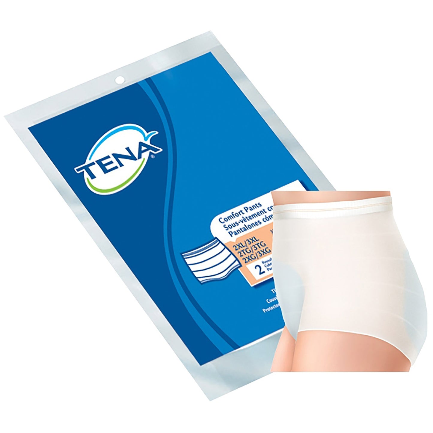 TENA ProSkin™ Comfort Pants Knit Pant Unisex Knit Weave 2X-Large / 3X-Large Pull On Reusable (869073_PK)