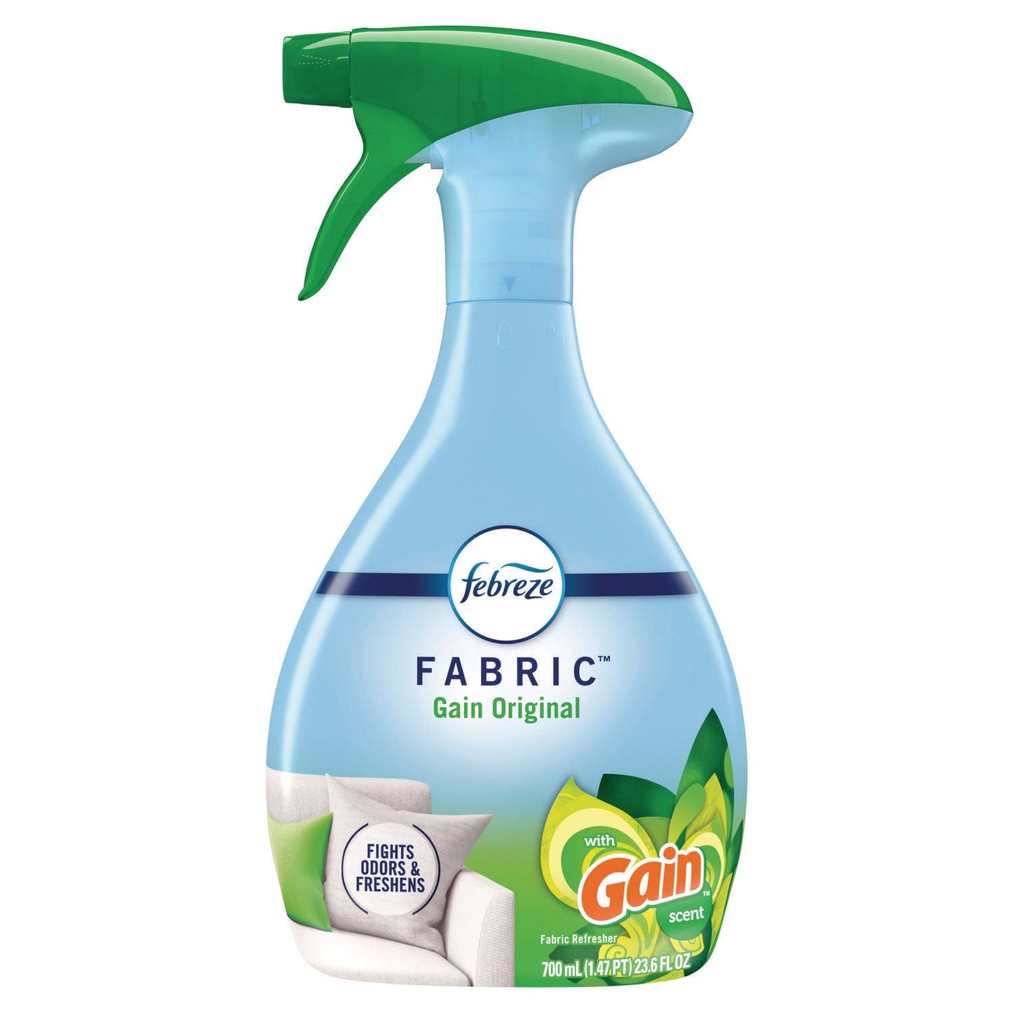 Febreze FABRIC Refresher/Odor Eliminator, Gain Original, 23.6 oz Spray Bottle, 4/Carton (PGC08905)