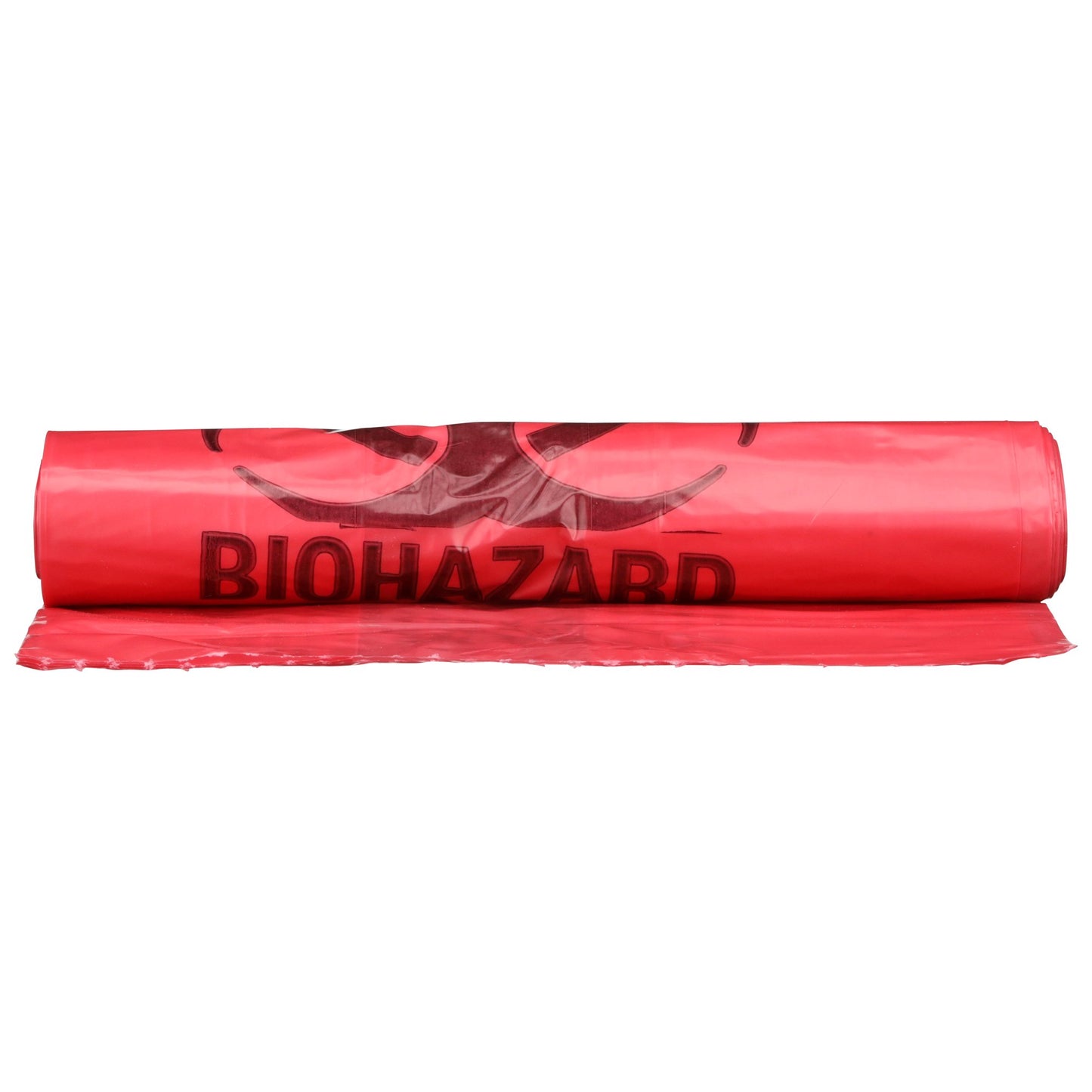 McKesson Kick Bucket Waste Bag Biohazard Symbol / Biohazard / Anti-Static 7 to 10 gal. Red 8 X 12 X 24 Inch (194671_CS)