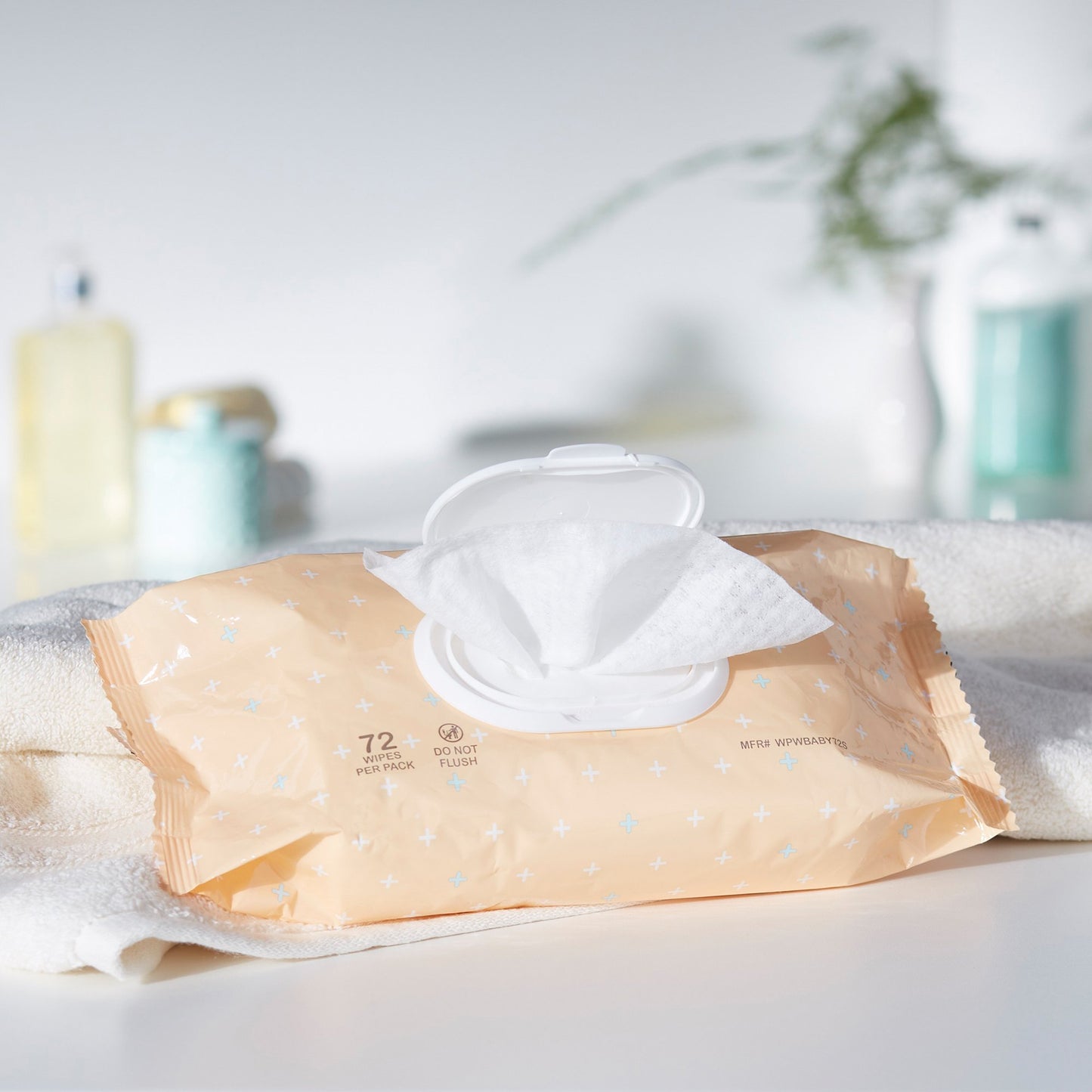 McKesson Baby Wipe Soft Pack Scented 72 Count (999738_CS)