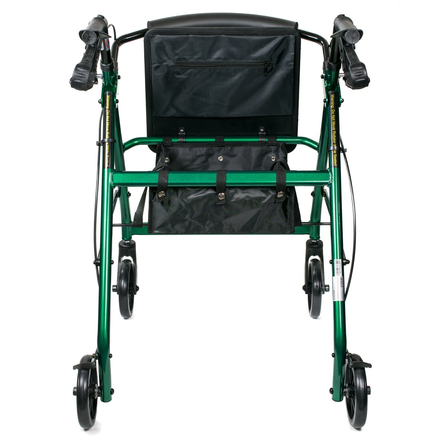McKesson 4 Wheel Rollator Green Adjustable Height / Folding Aluminum Frame (1065265_EA)