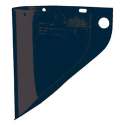 Fibre-Metal High Performance® Faceshield Windows, Shade 5, Extended View, 19-3/4 in W x 9 in L (280-4199IRUV5)