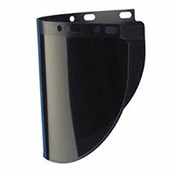 Fibre-Metal High Performance® Faceshield Window, Uncoated, Green, Extended View, 16-1/2 in L x 8 in H (280-4178IRUV5BP)