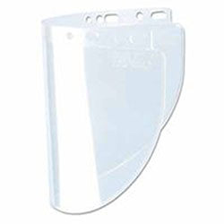 Fibre-Metal High Performance® Faceshield Window, Uncoated, Clear, Extended View, 19 in L x 9-3/4 in H (280-4199CLBP)