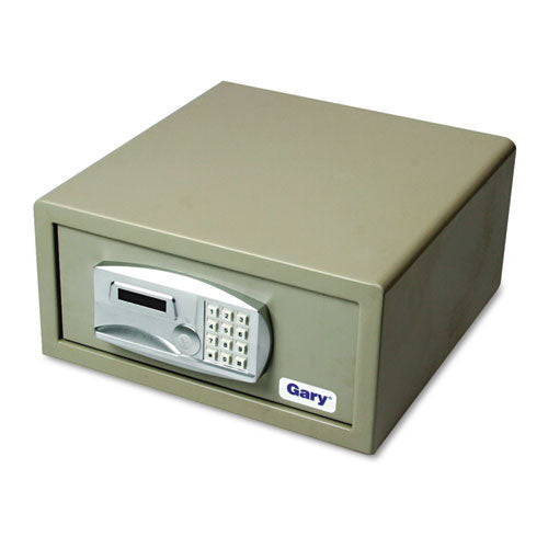 FireKing Large Personal Safe, 1.2 capacity, 15 3/4w x 16 5/8d x 7 9/16h, Light Gray (FIRLT1507)