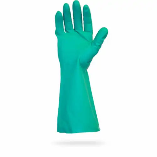 Safety Zone® Nitrile Unlined 11 Mil Gloves, Green, Large, 12 Pairs (SZNGNGU-LG-11)