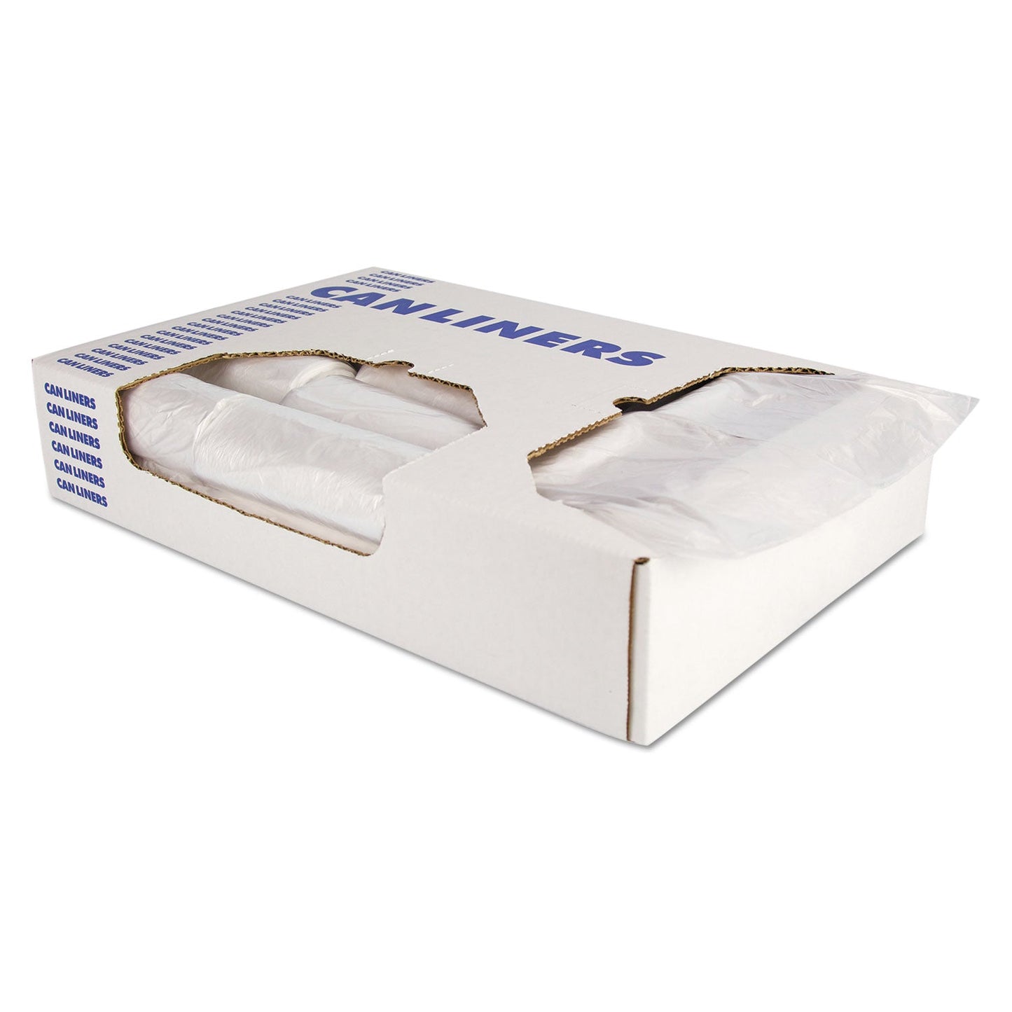 Heritage Bag High-Density Waste Can Liners, 33 gal, 9 microns, 33" x 38", Natural, 500/Carton (HERV6638LNR01)