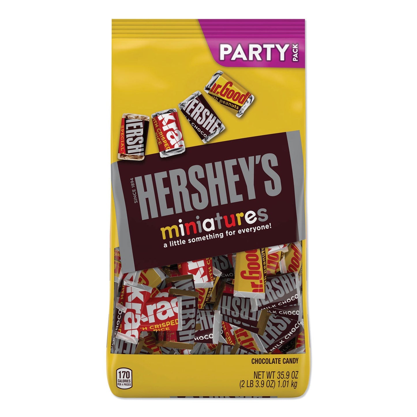 Hershey's Miniatures Variety Pack, Assorted, 35.9 oz (HRS21458)