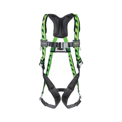 Honeywell AirCore™ Full-Body Harness, Steel Stand-Up Back D-Ring, Universal, Quick-Connect Straps, Green (493-AC-QCUGN)