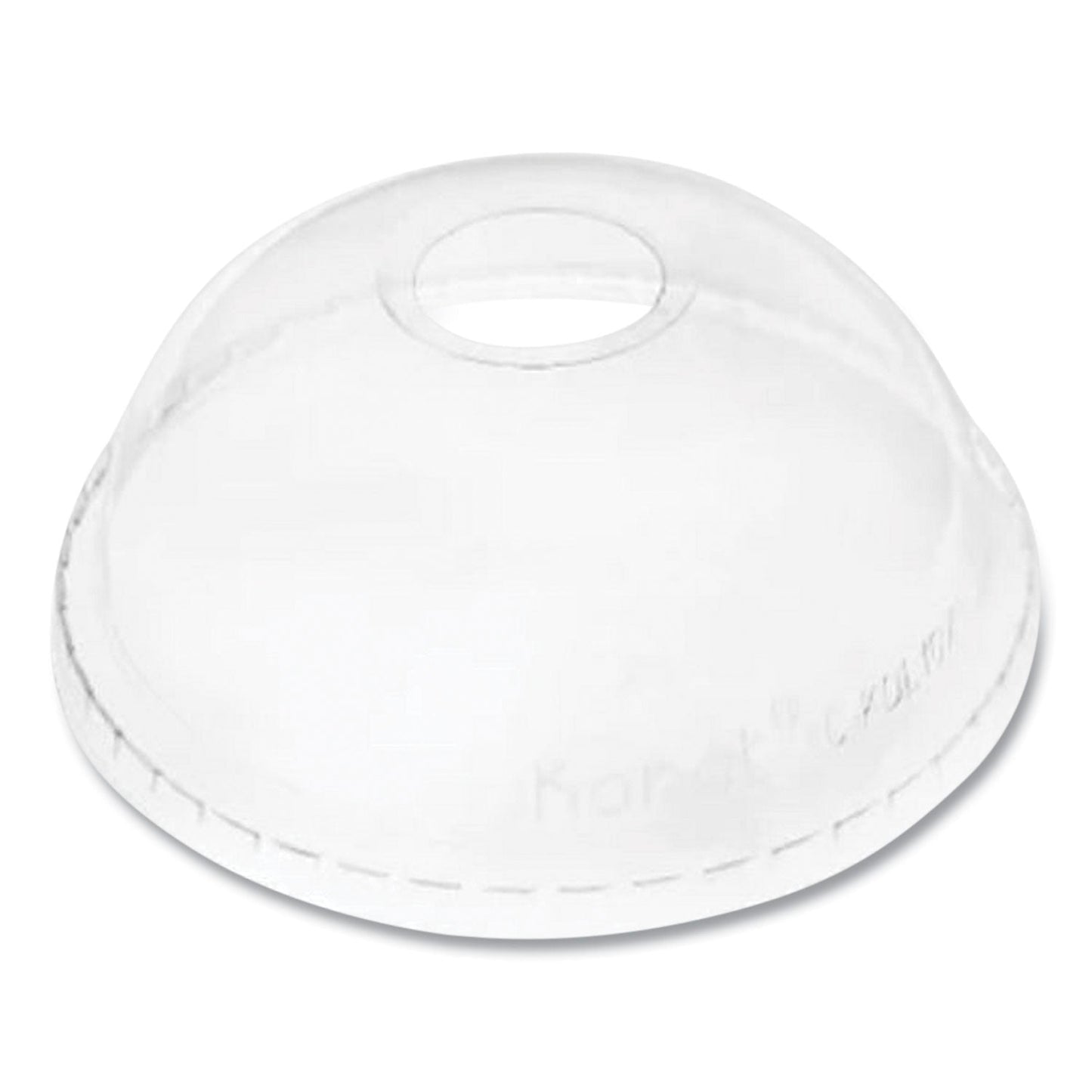 Karat PET Lids, Dome Lid, Fits 32 oz Cold Cups, Clear, 500/Carton (KRTCKDL107)