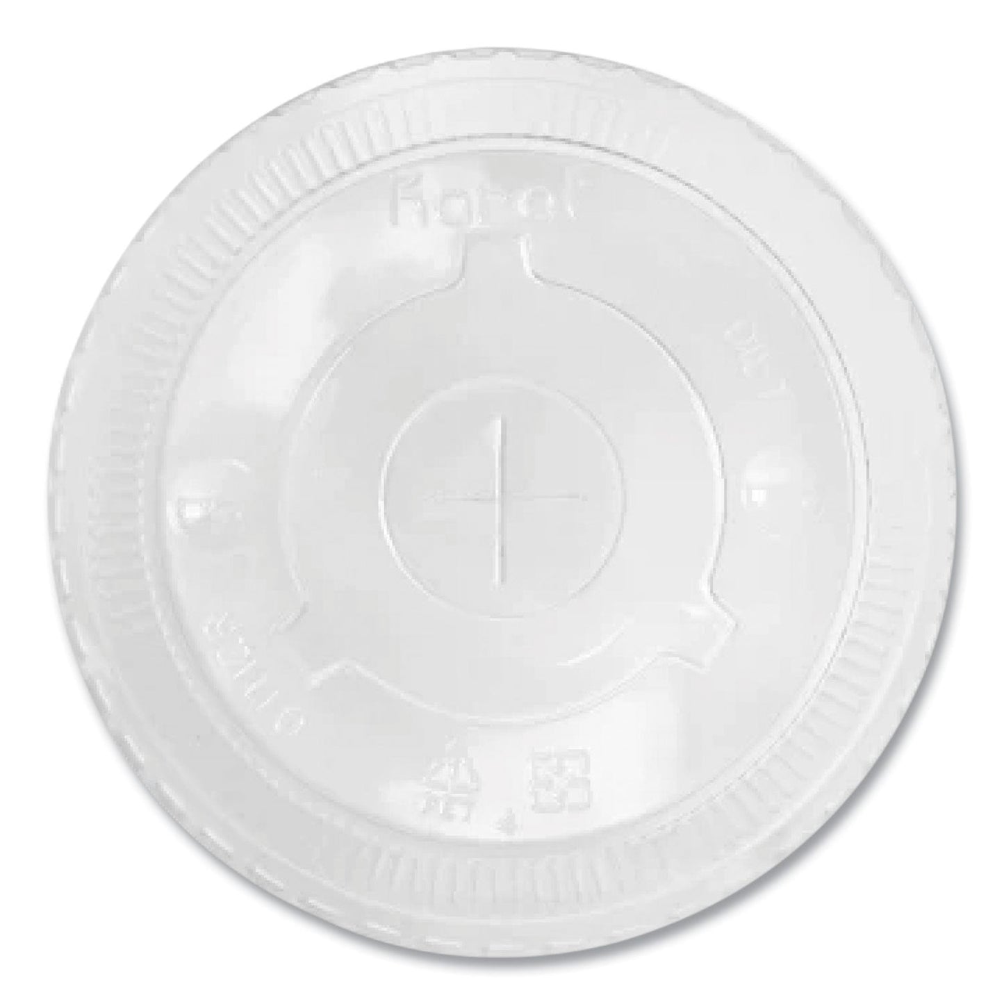 Karat PET Lids, Fits 32 oz Cold Cups, Flat Lid, Clear, 600/Carton (KRTKRTCKCL1045)